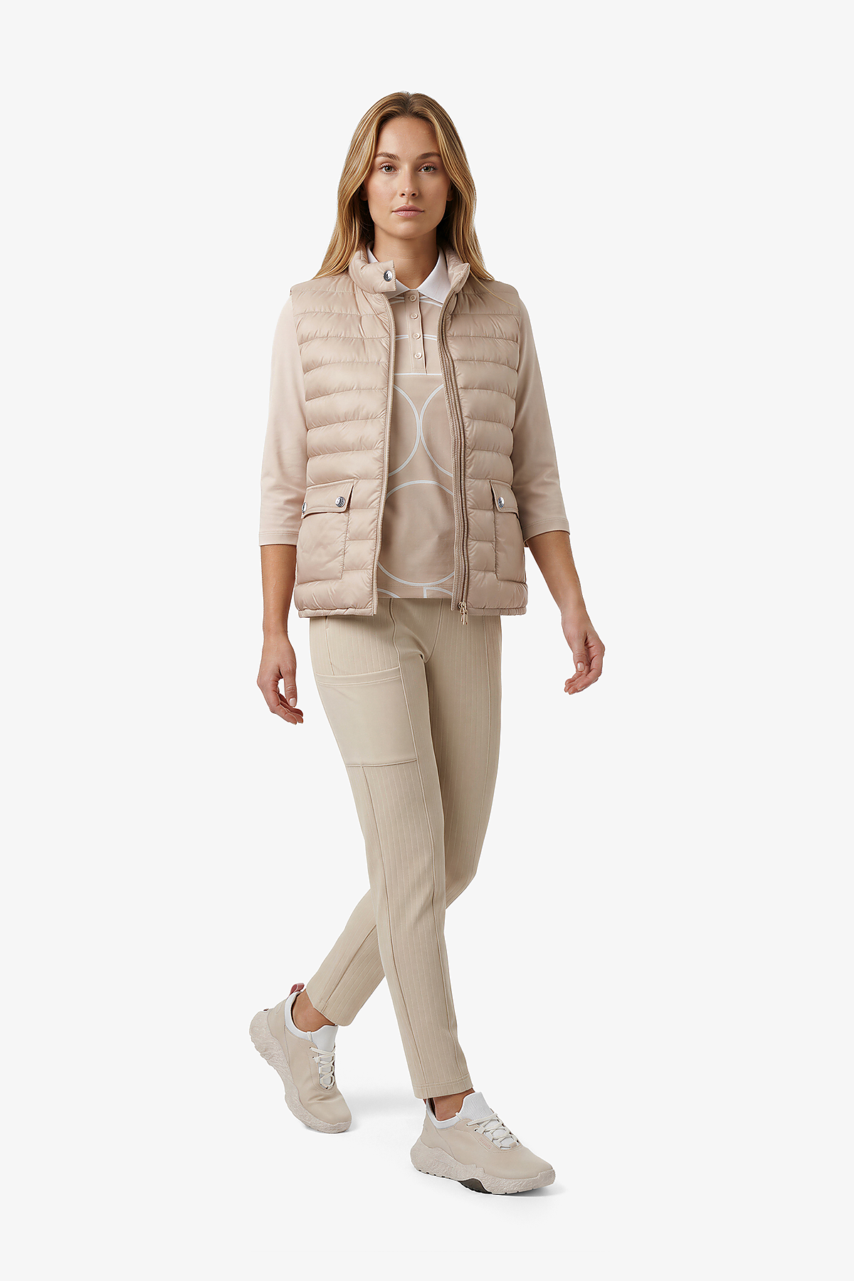 Lightweight Quilted Vest with Reversible Feature