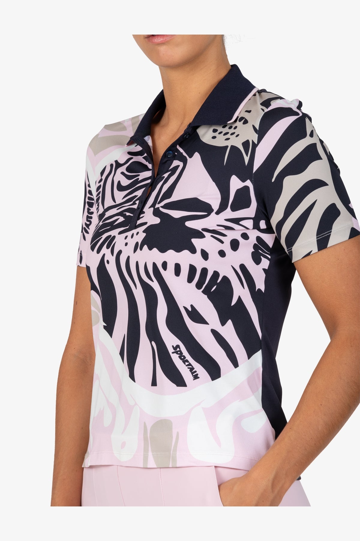 動物圖案短袖Polo恤