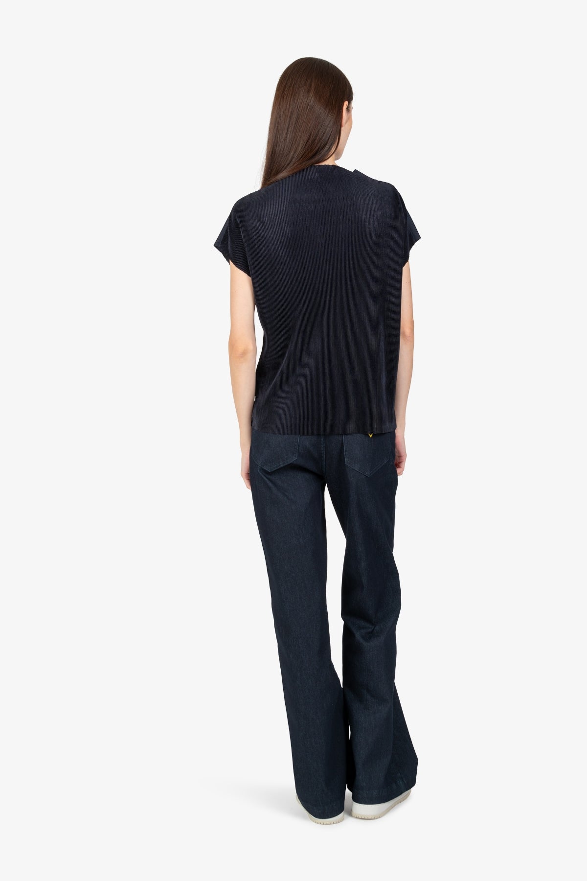 Logo印字蓋袖上衣