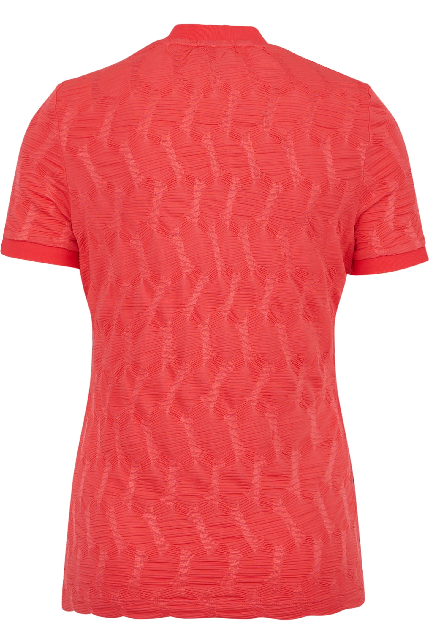 Logo印字幾何紋理圖案短袖T恤