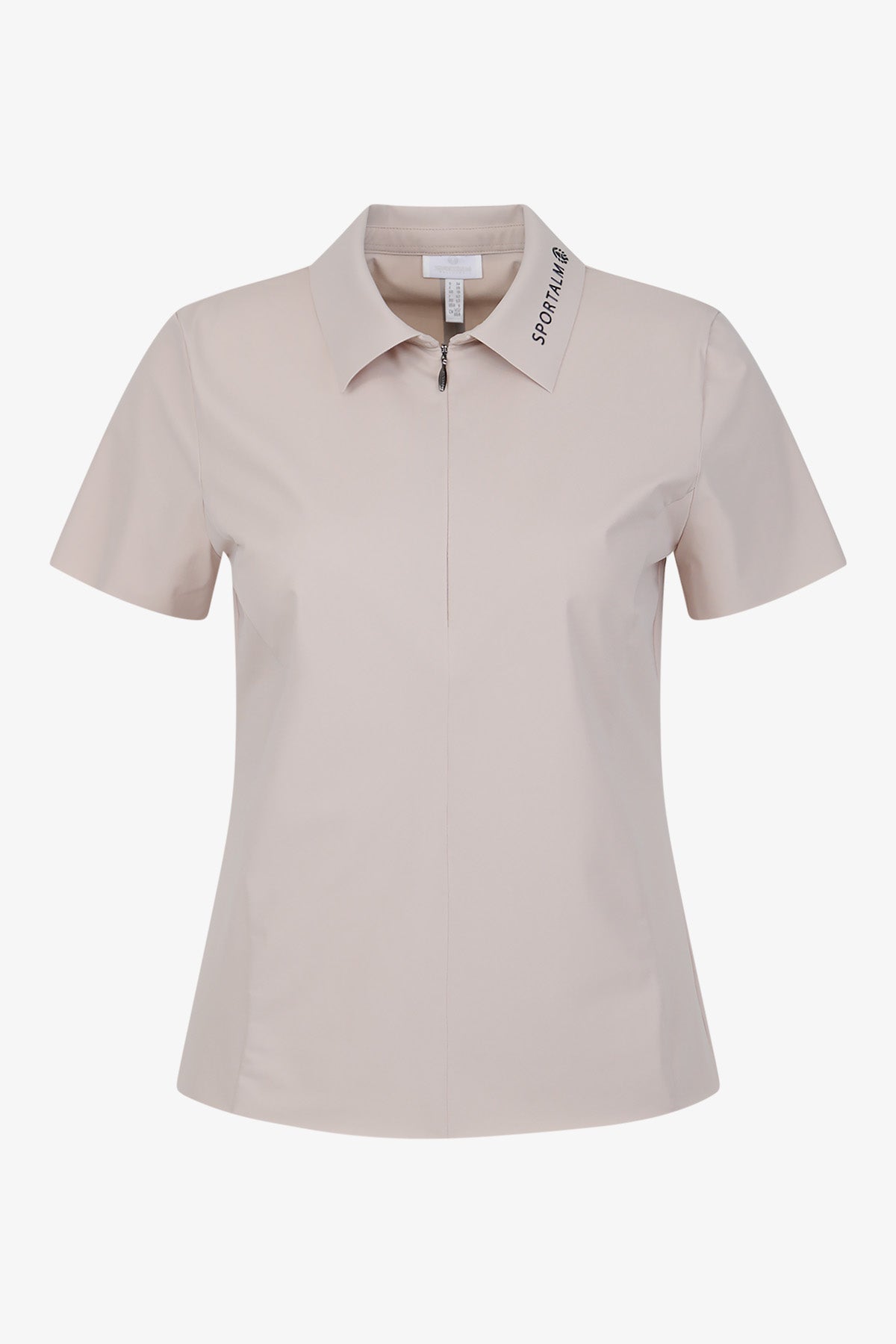 Logo提花饰边撞色翻领Polo恤