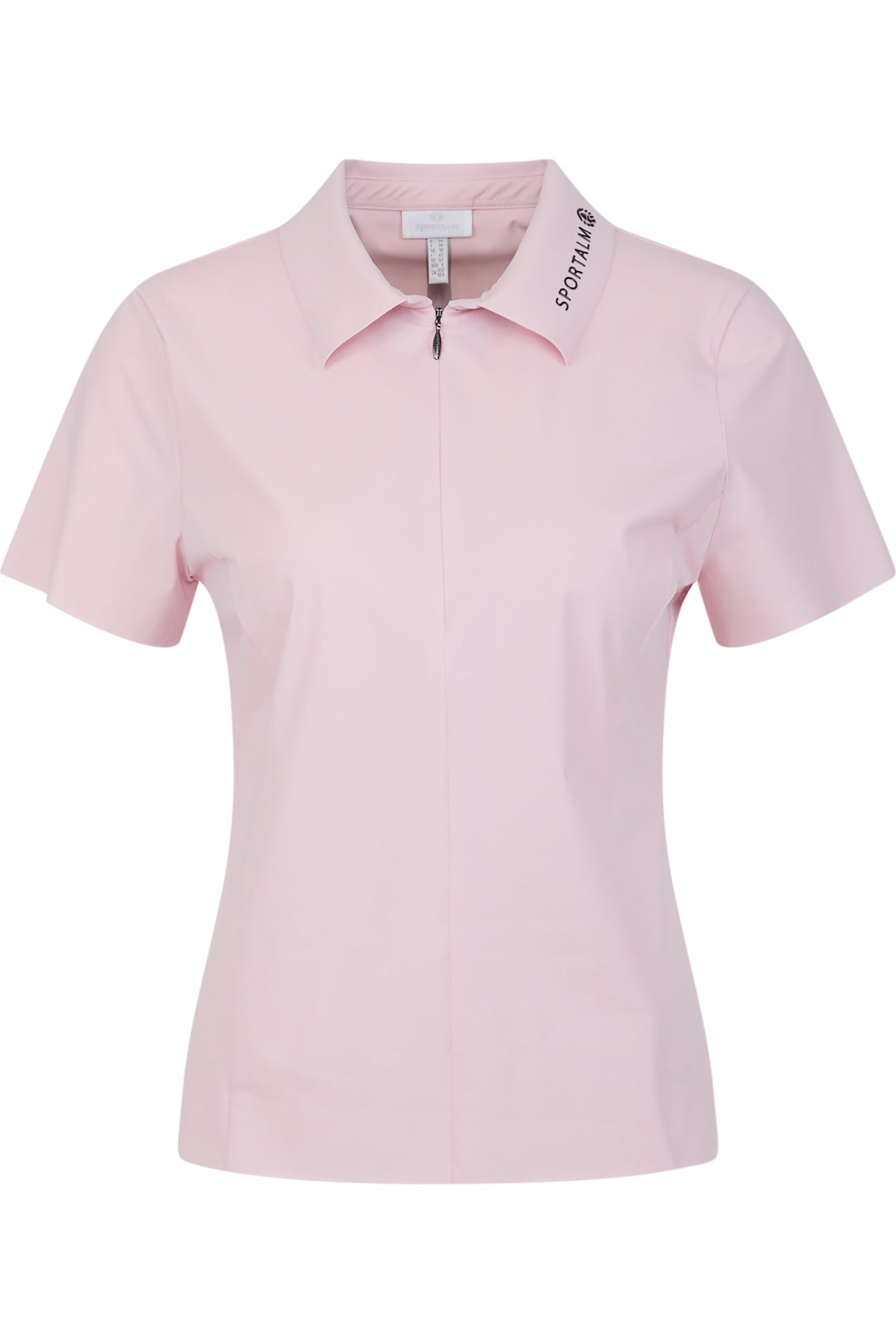 Logo提花饰边撞色翻领Polo恤