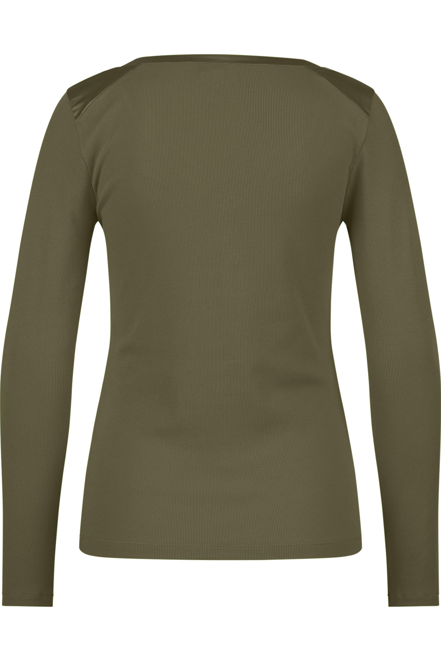 水钻Logo长袖V领T恤