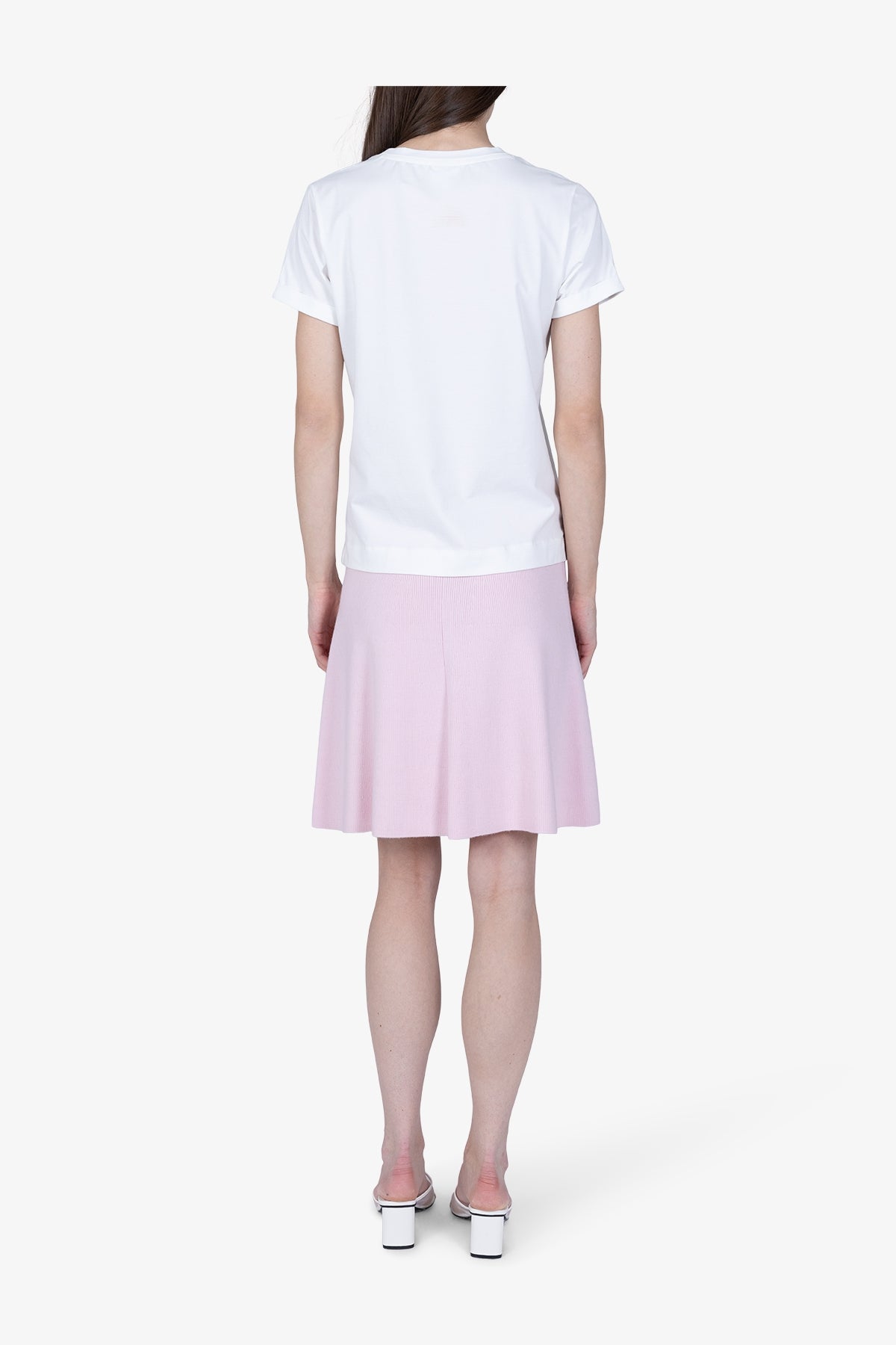 Casual T-shirt with Printed Badge