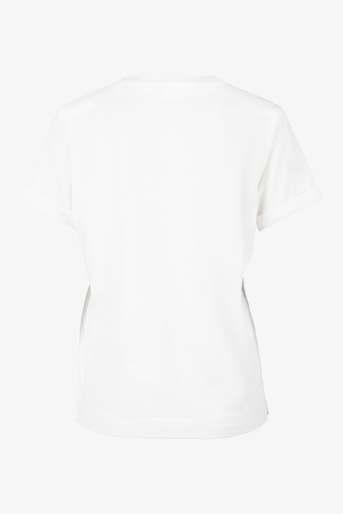 Casual T-shirt with Printed Badge