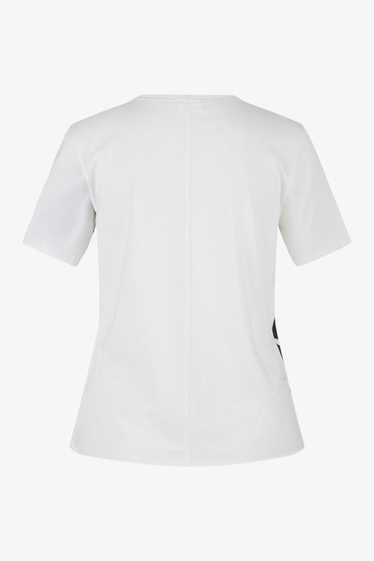 动物印花圆领T恤