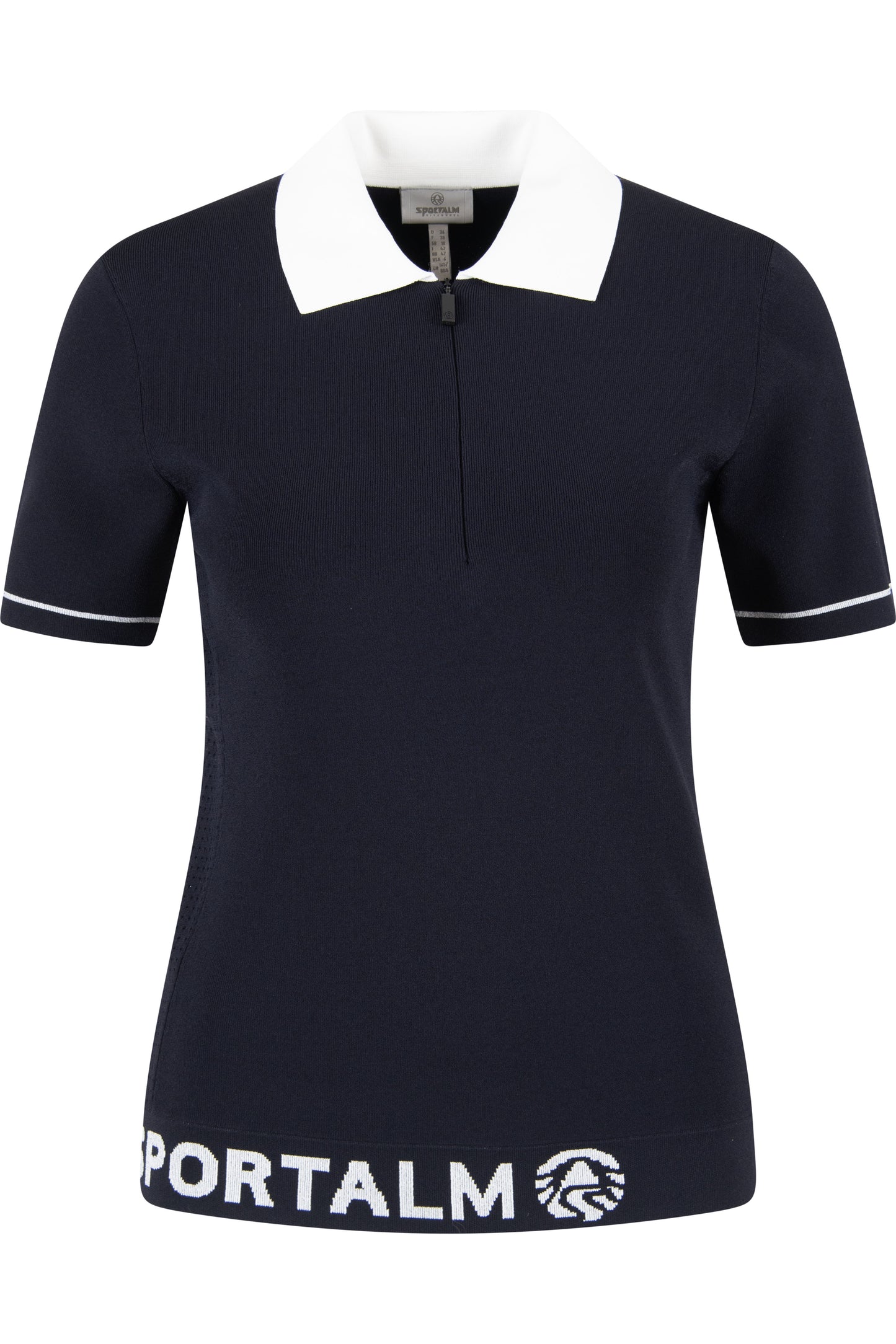 Knitted Polo Shirt with High-quality Viscose