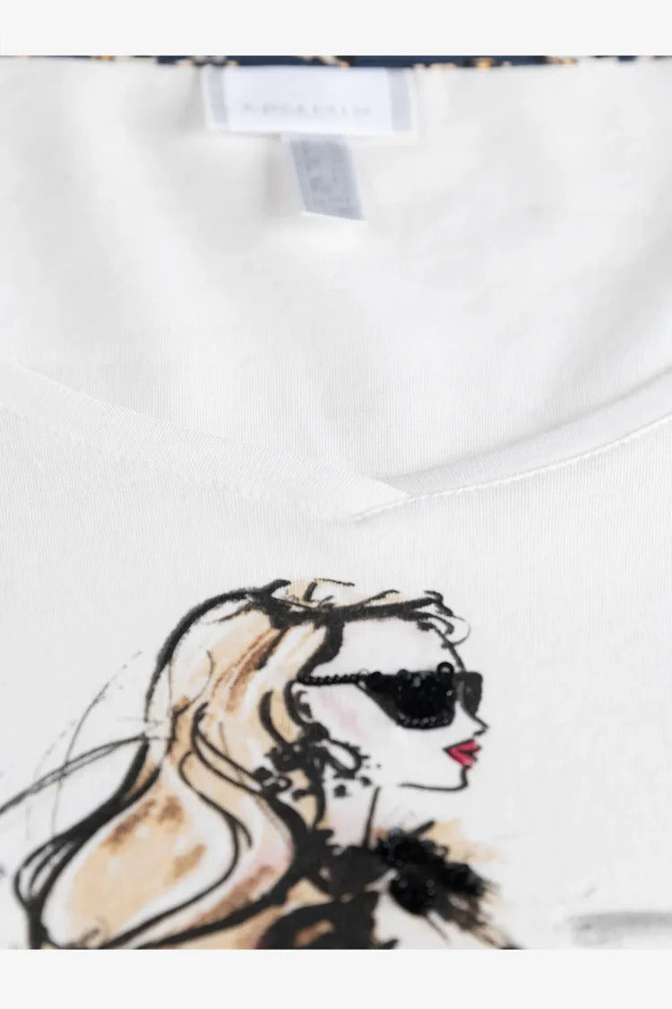 Shirt in Fine Cotton Blend