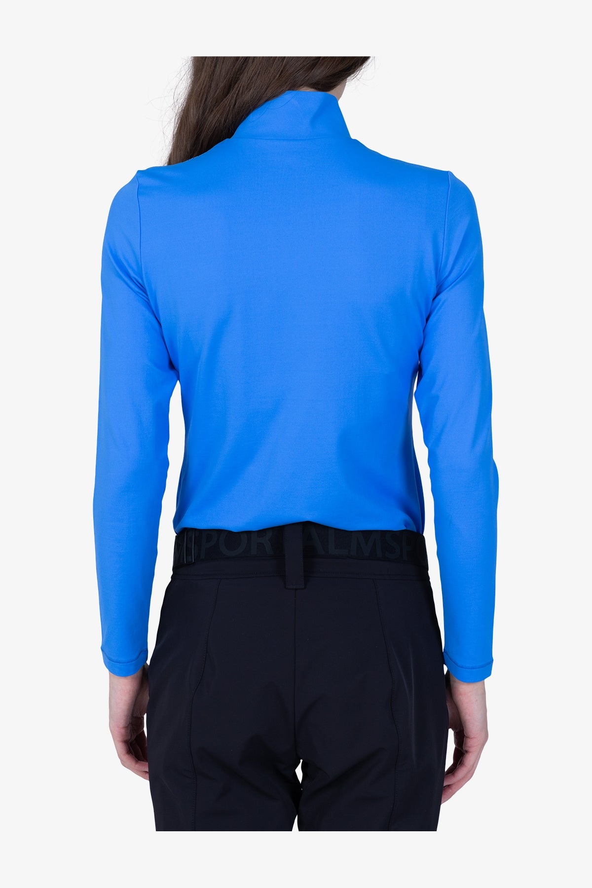 拉鏈立領印花長袖T恤