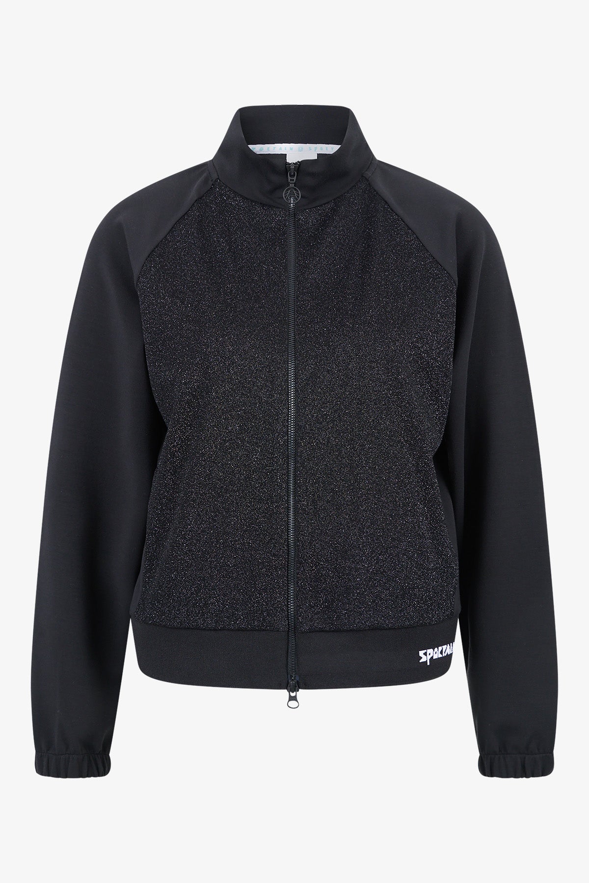 Sweat Jacket with Metallic Effect