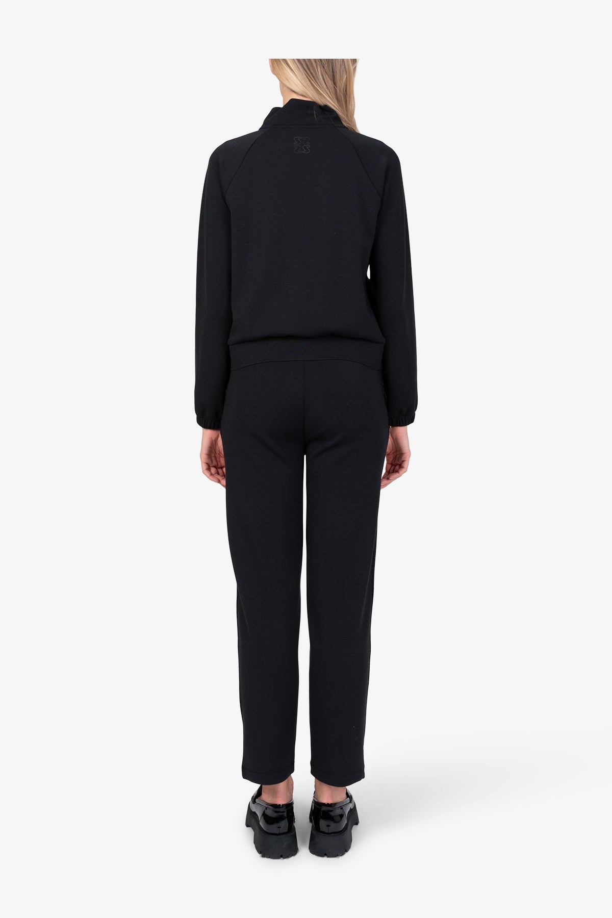 Sweat Jacket with Metallic Effect