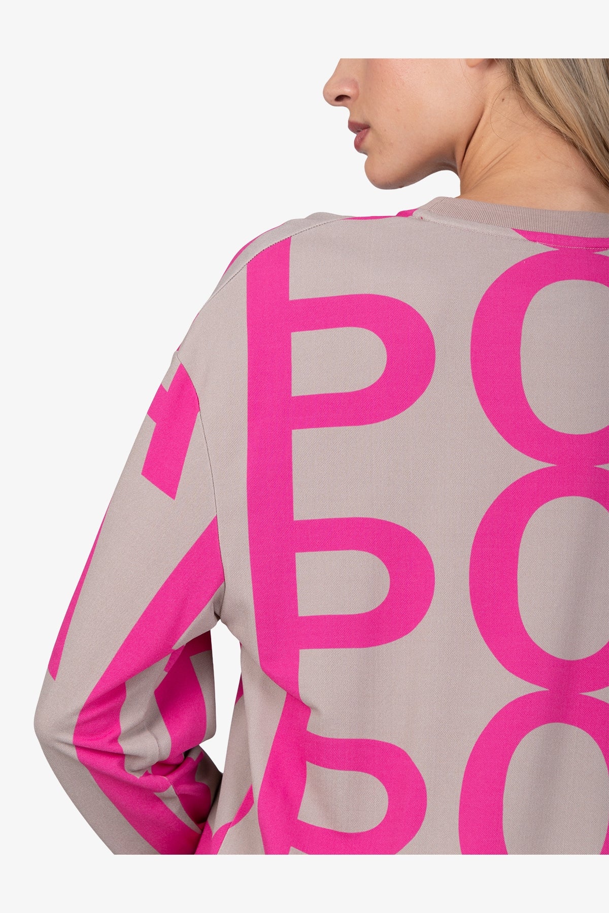 印字圓領套頭衫