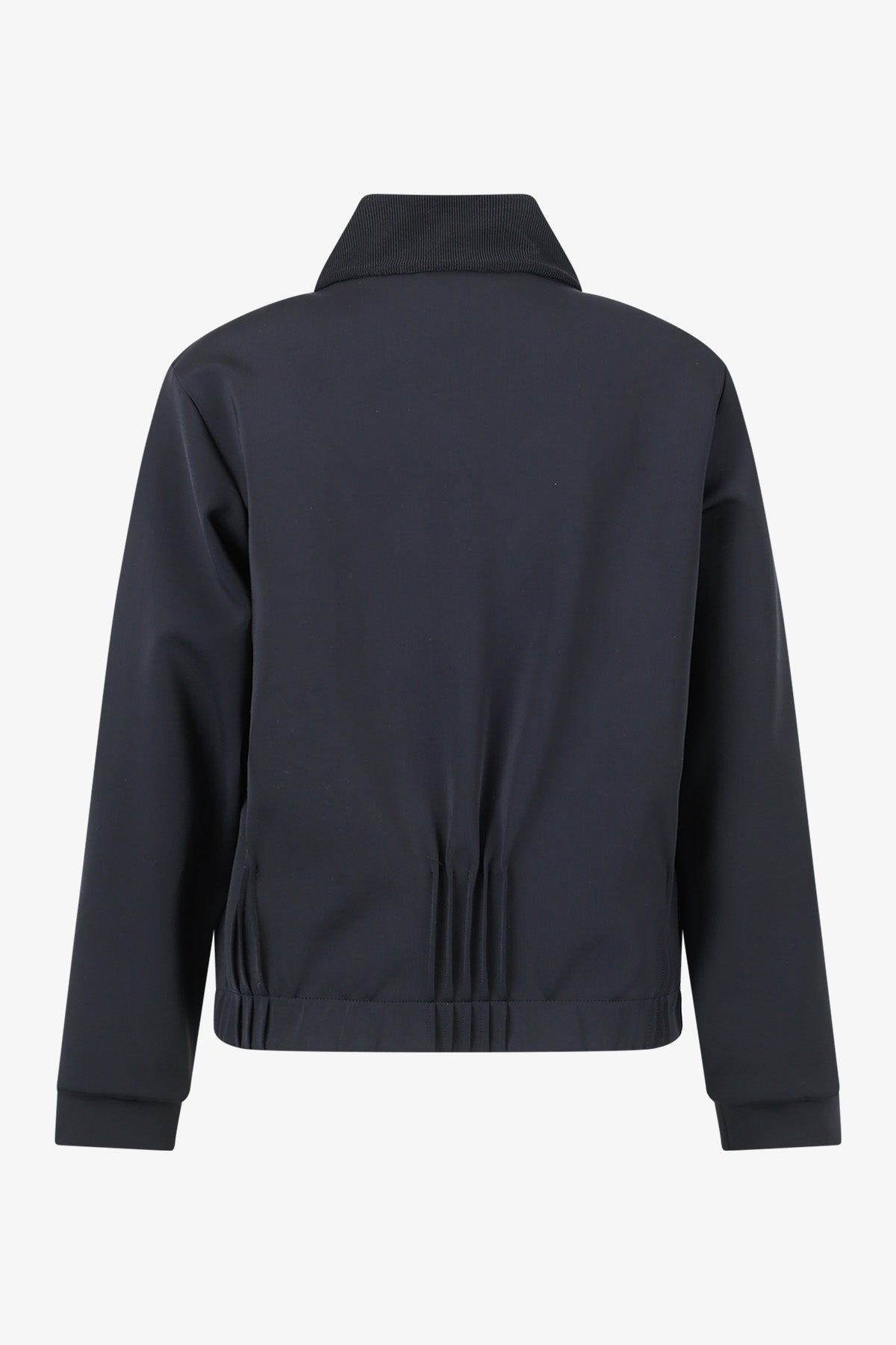 Logo皮革飾邊套頭衫