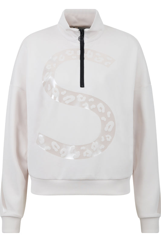 鐳射雕刻"S"圖案套頭衫