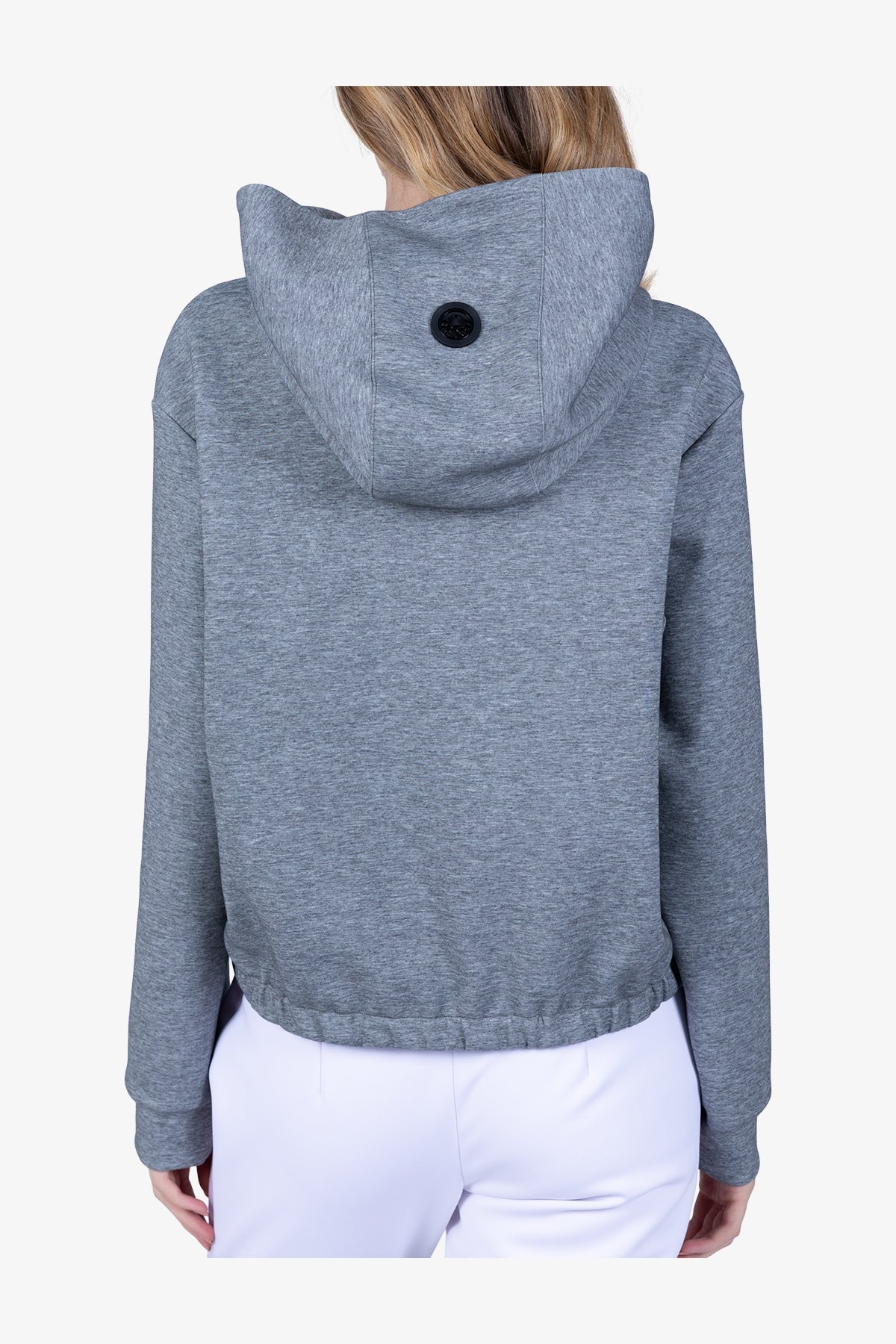 "S"型3D圖案連帽套頭衫