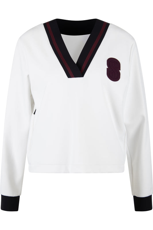 Cropped Sweatshirt in Retro Style