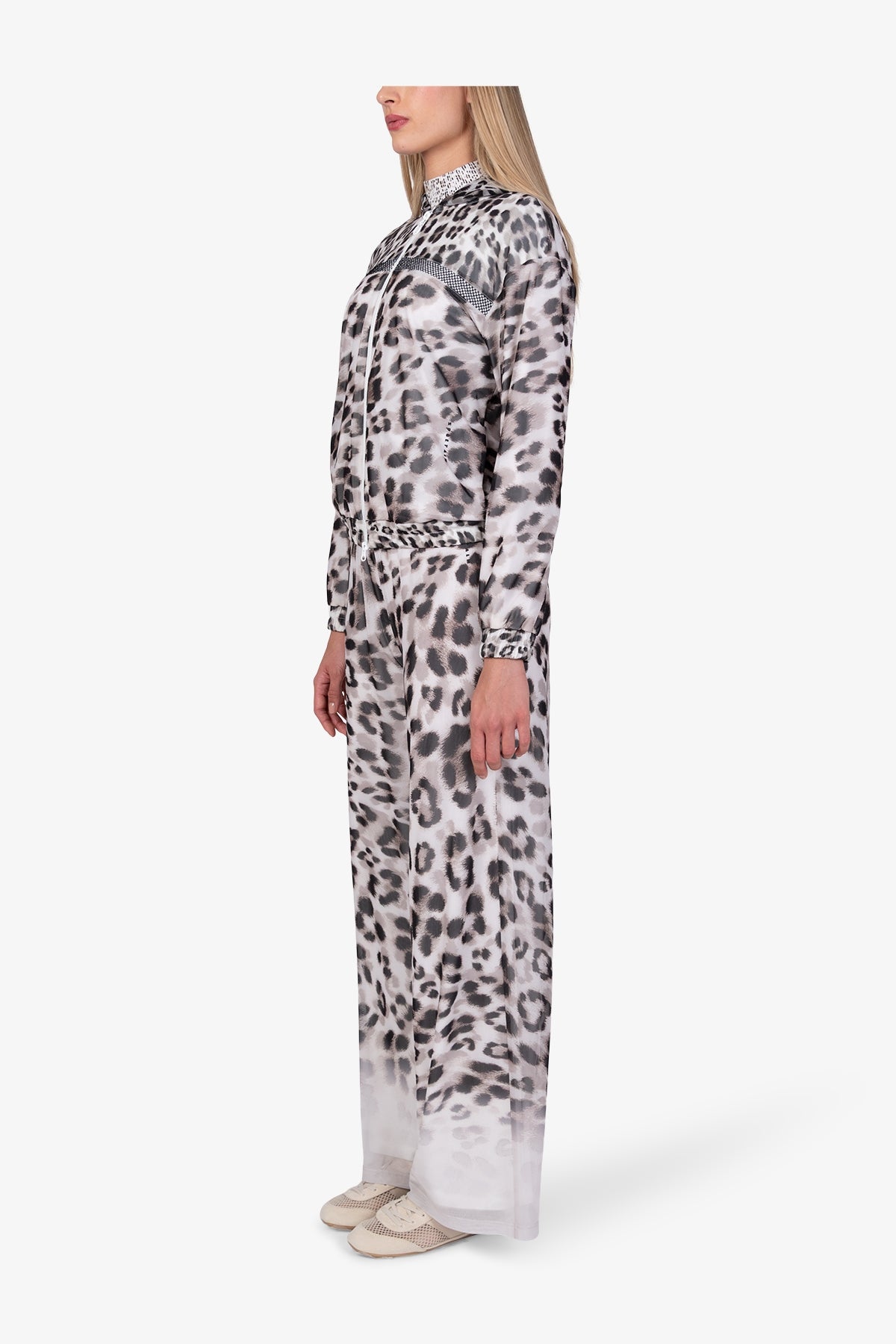Lightweight Jersey Jacket in Leo Print