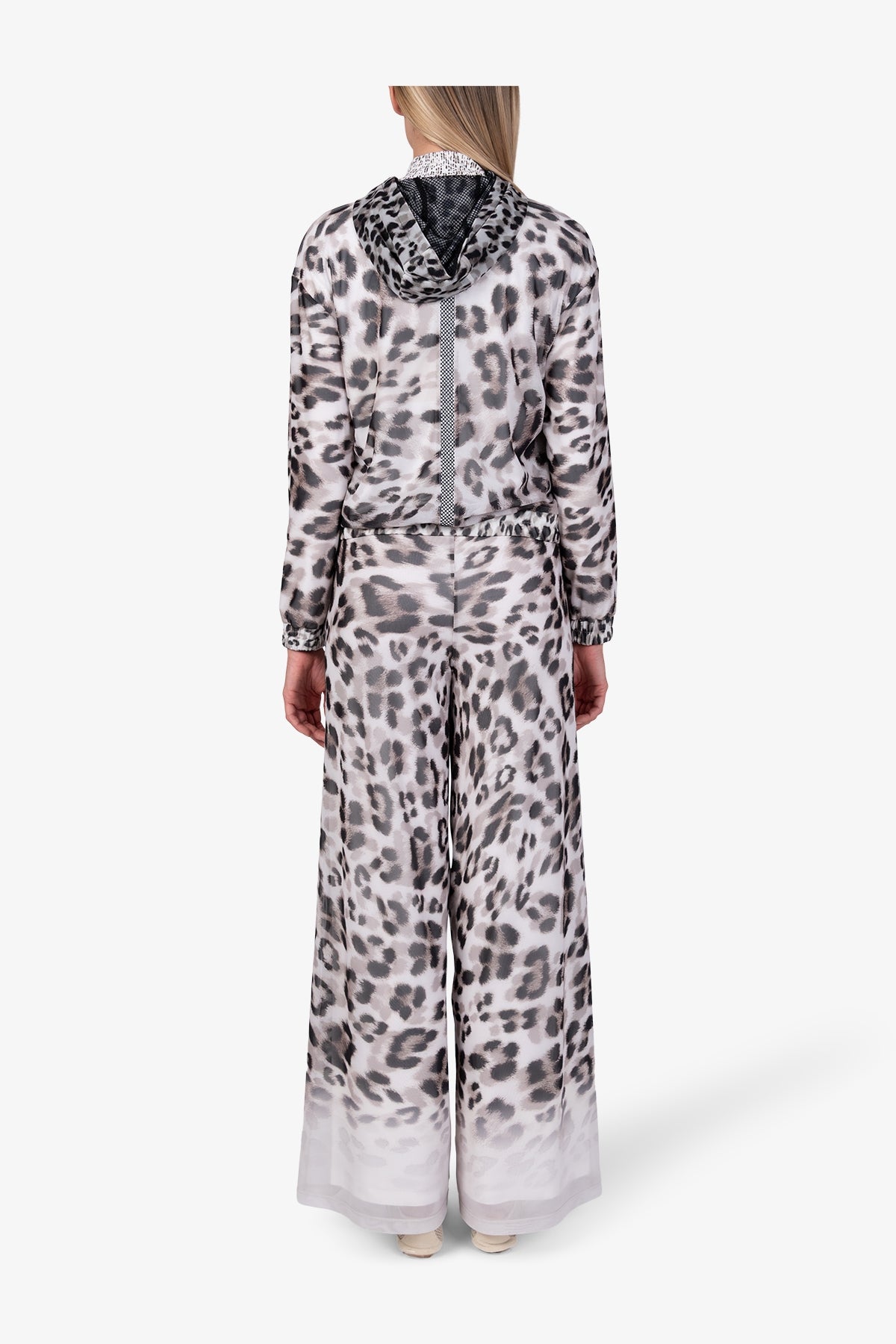 Lightweight Jersey Jacket in Leo Print