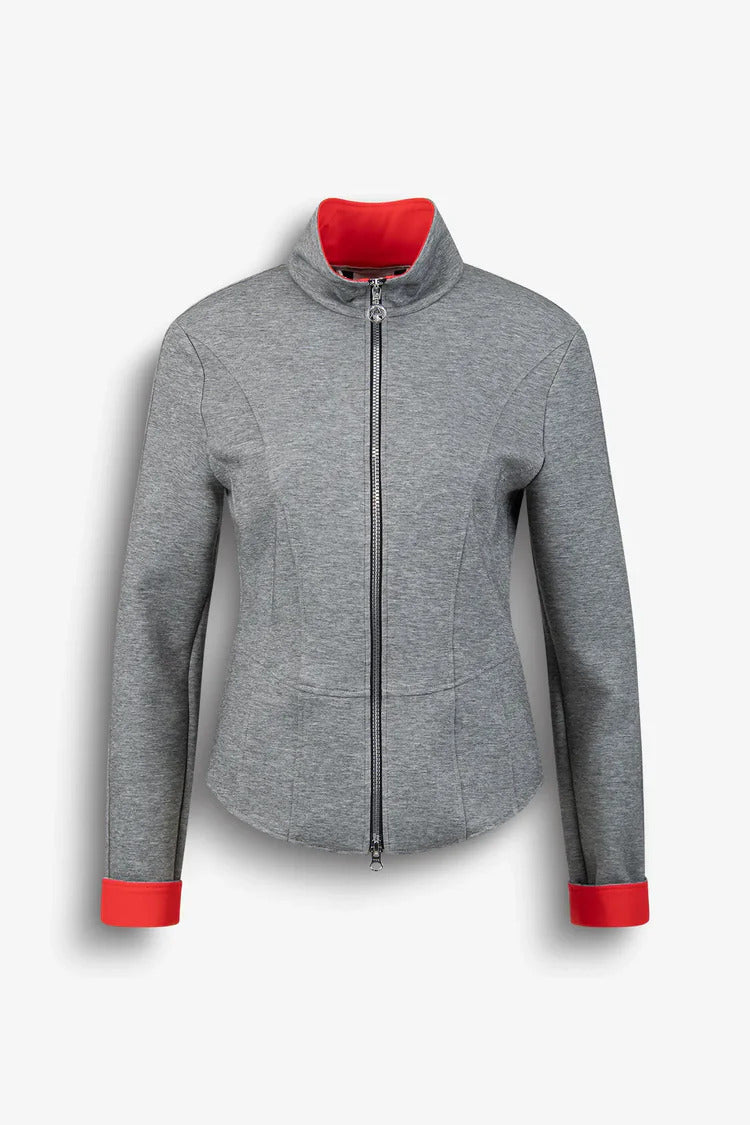 Sweatshirt with Red Accents