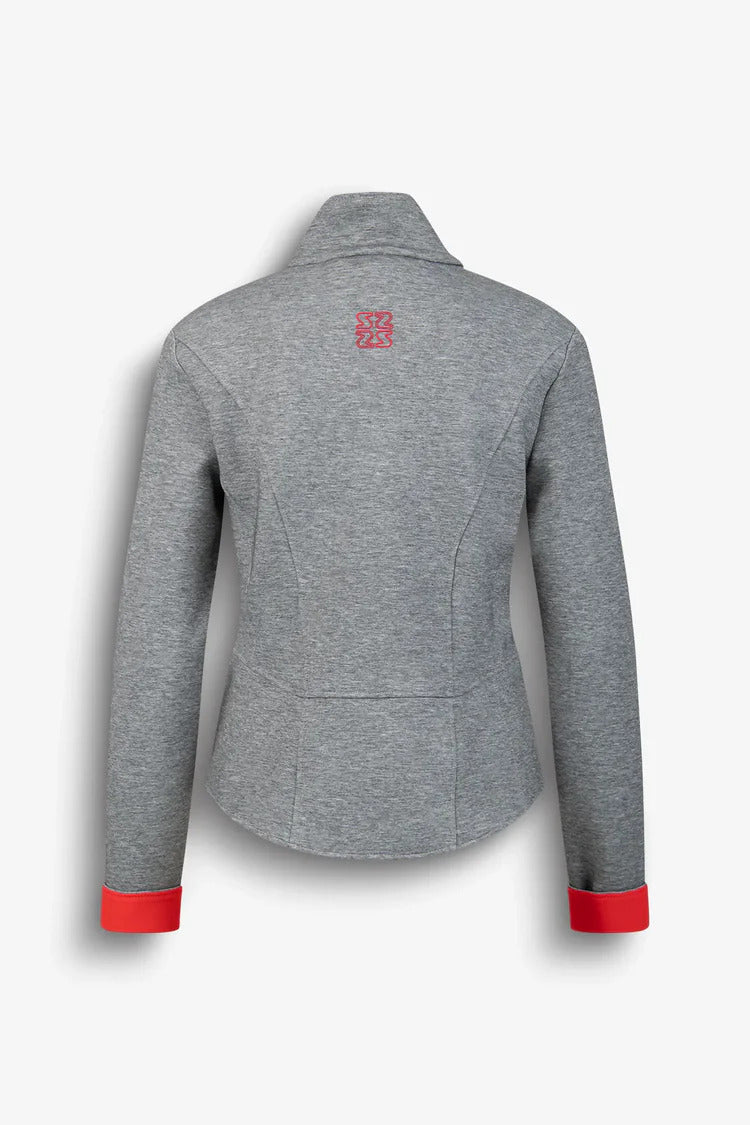 Sweatshirt with Red Accents