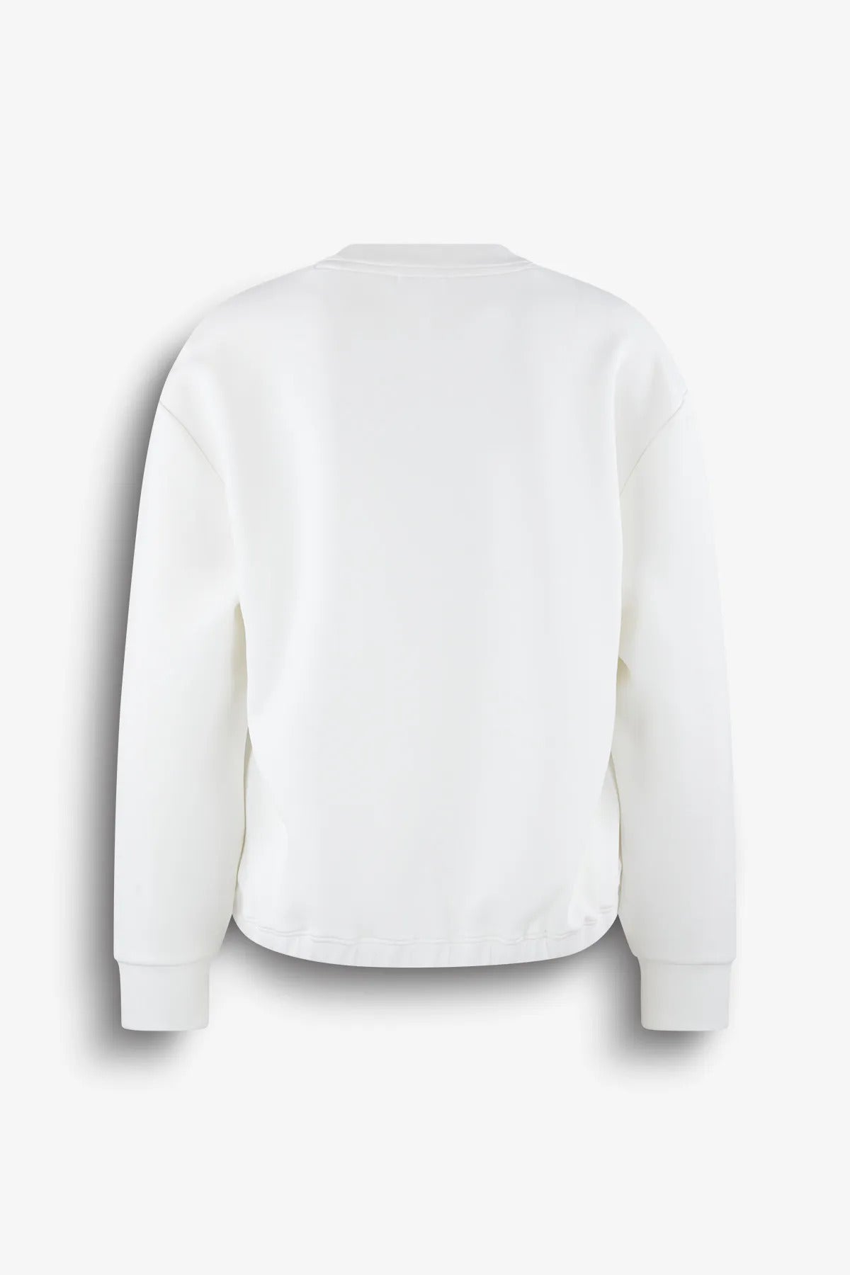 Sweatshirt with Printed Teddy Puzzles on the Sleeve