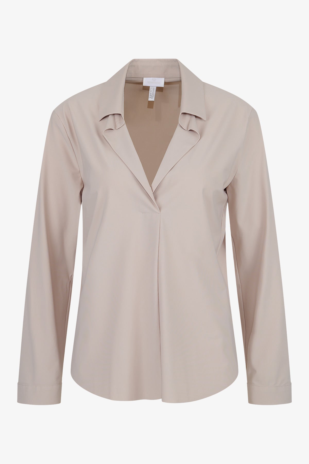 衬衫领套头衬衫