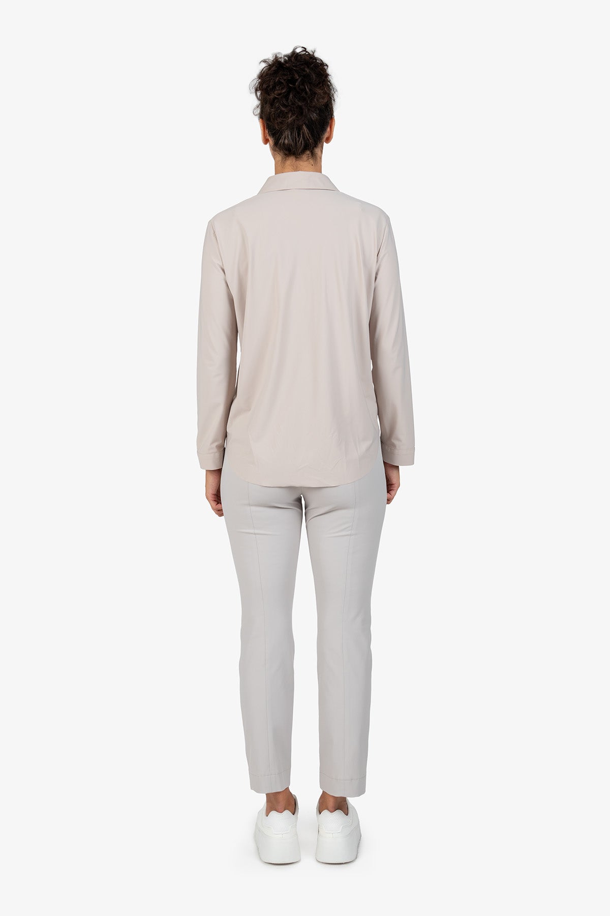 衬衫领套头衬衫