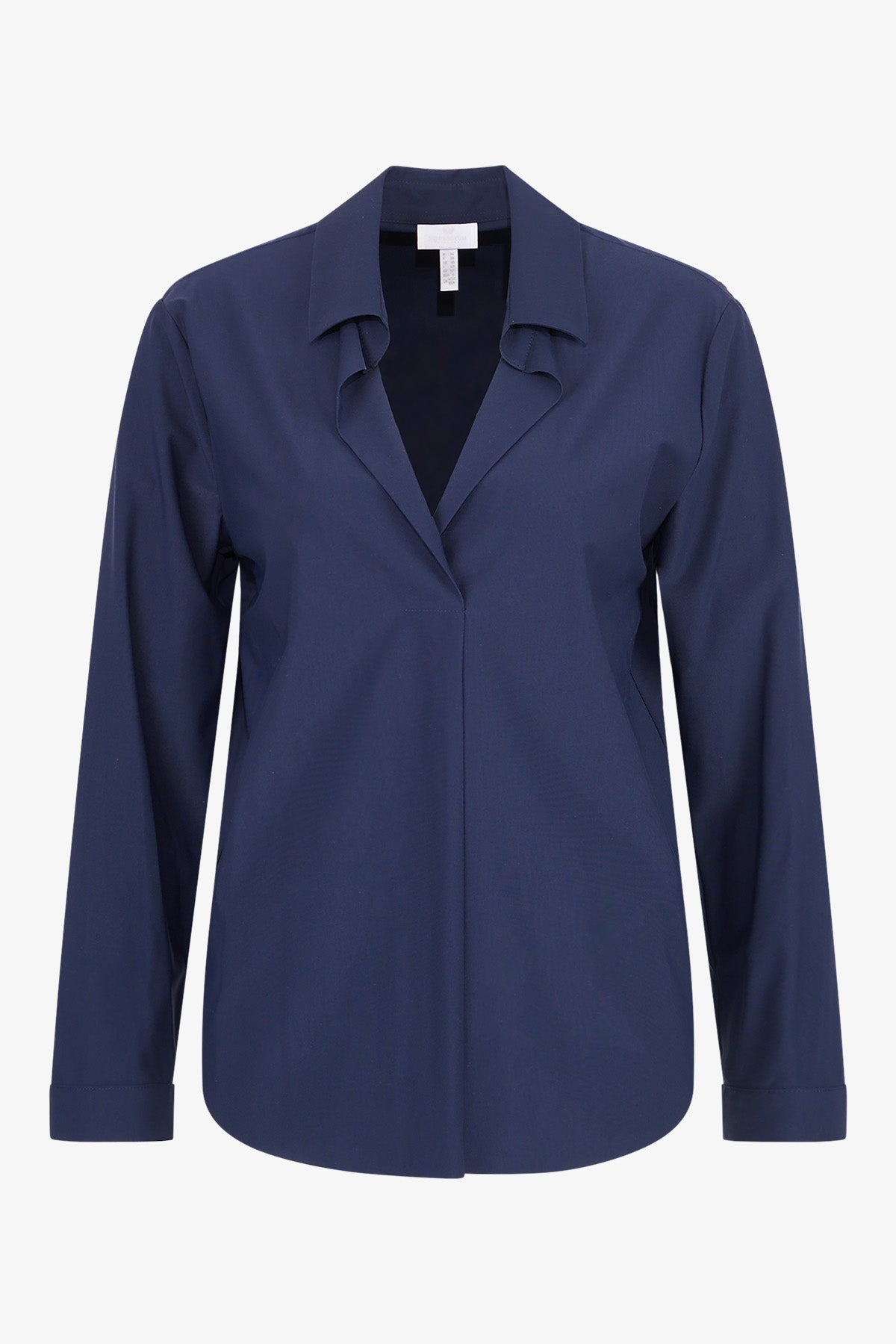 衬衫领套头衬衫