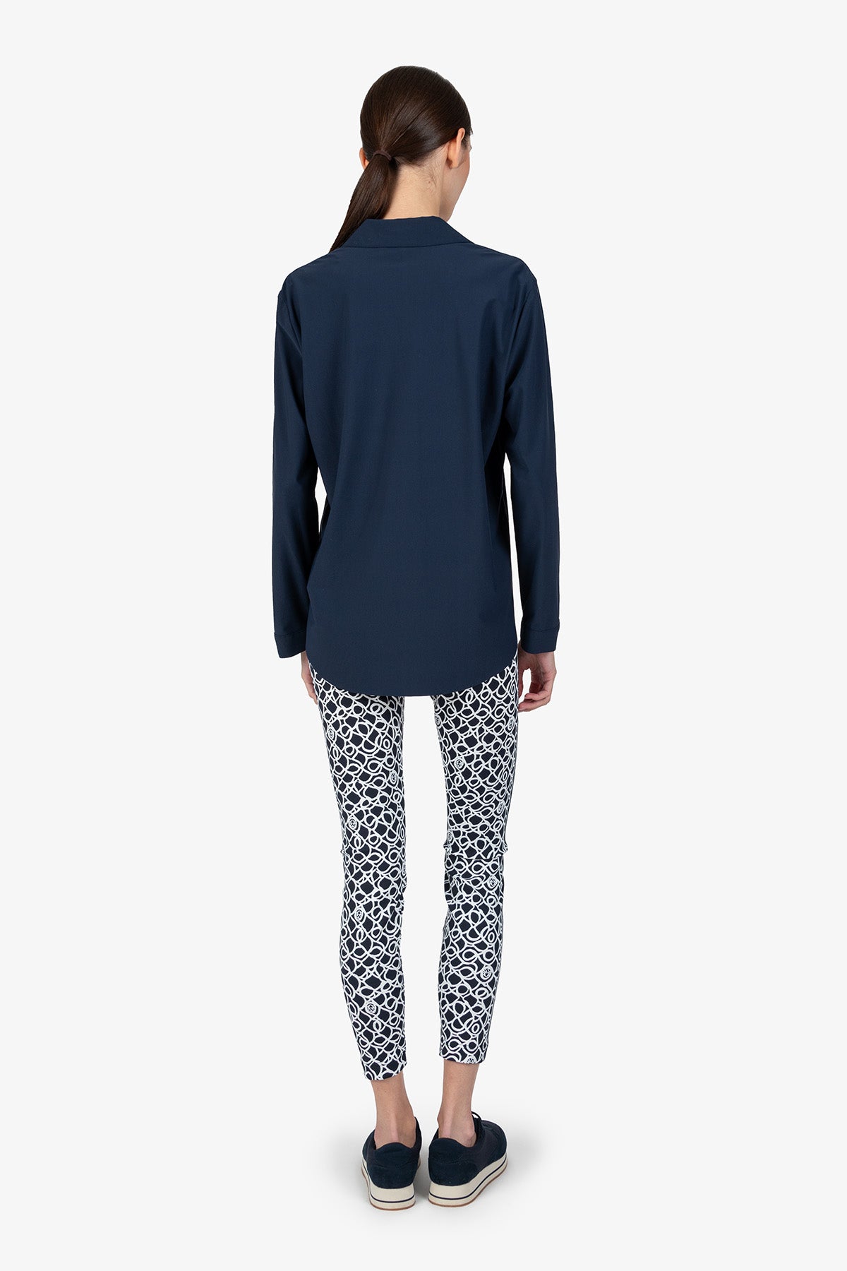 衬衫领套头衬衫