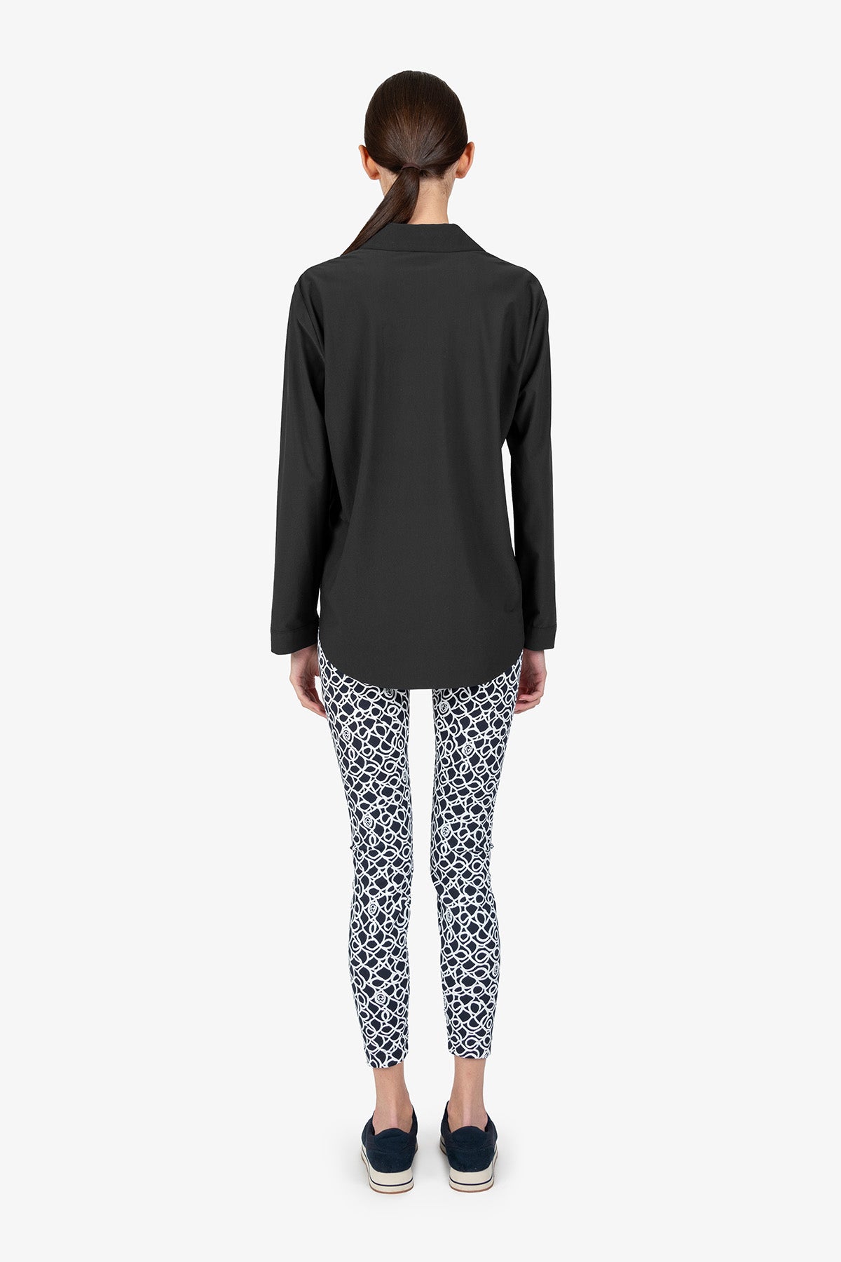 衬衫领套头衬衫