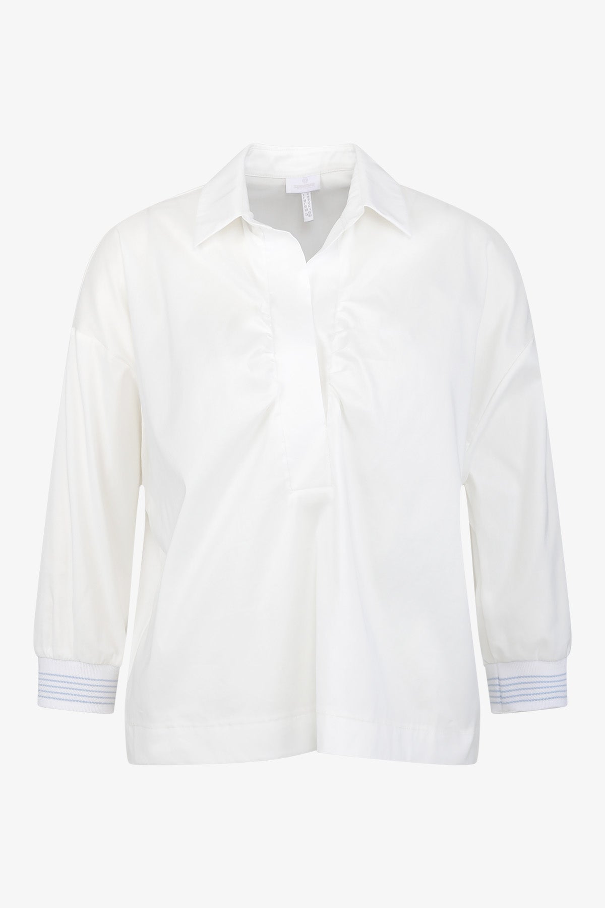 針織袖口Polo領襯衣