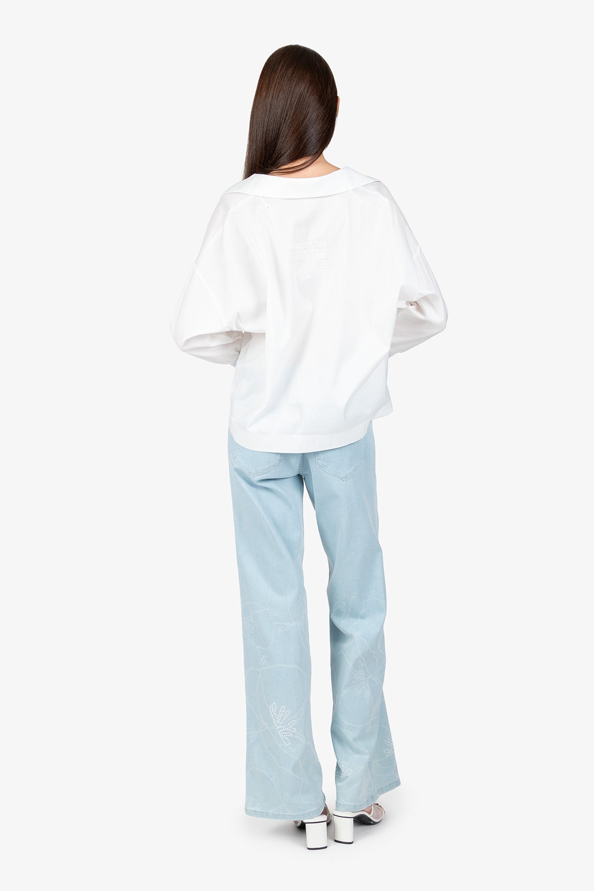 針織袖口Polo領襯衣