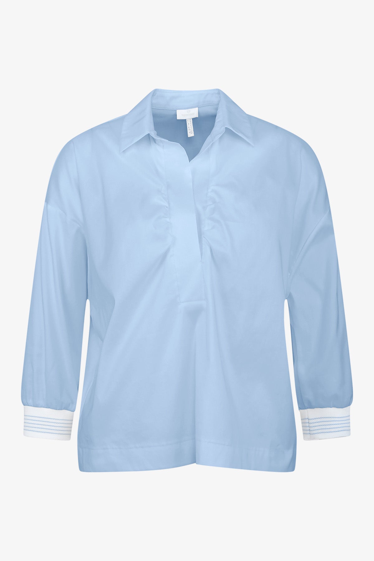 針織袖口Polo領襯衣