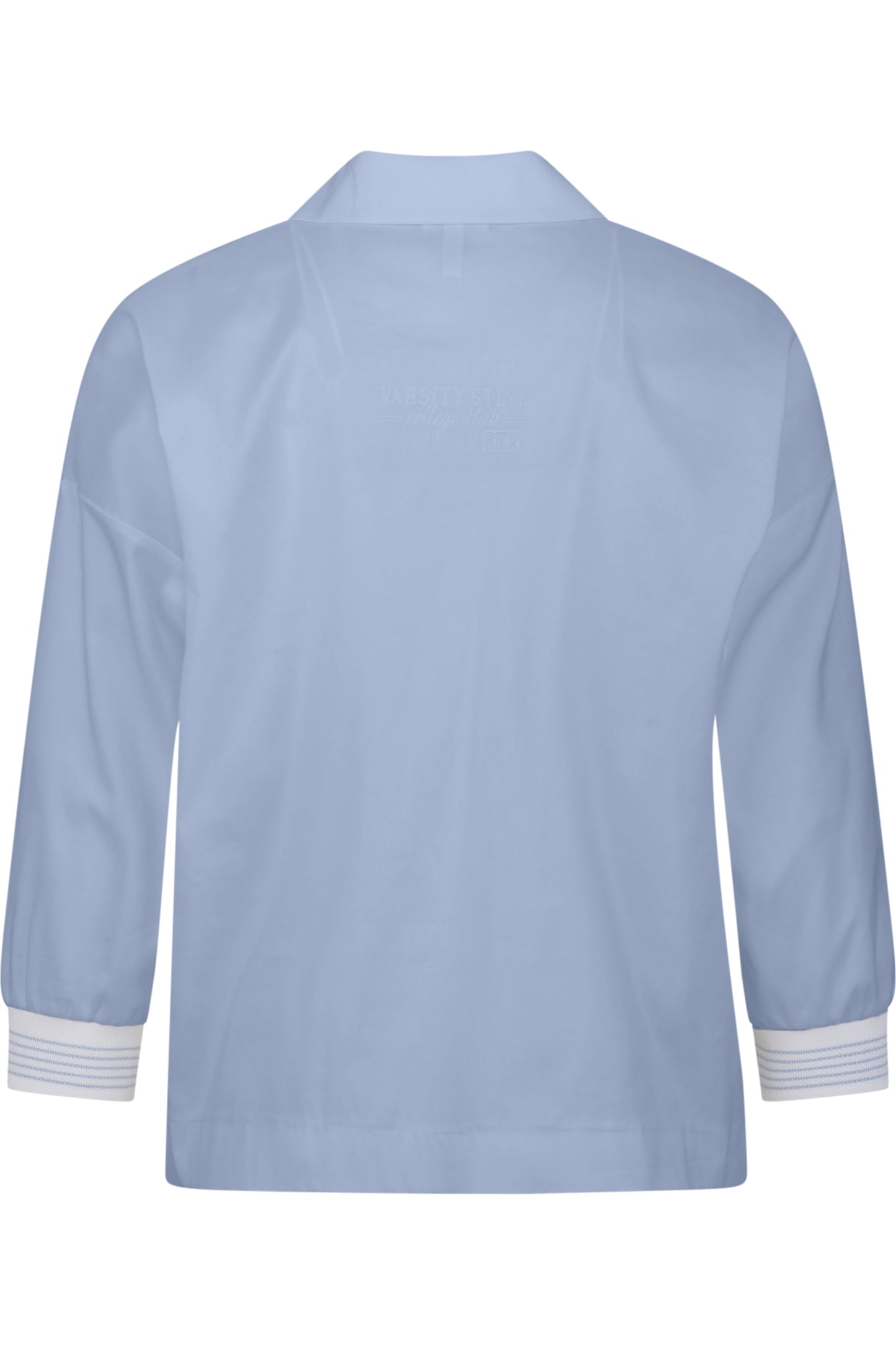 針織袖口Polo領襯衣