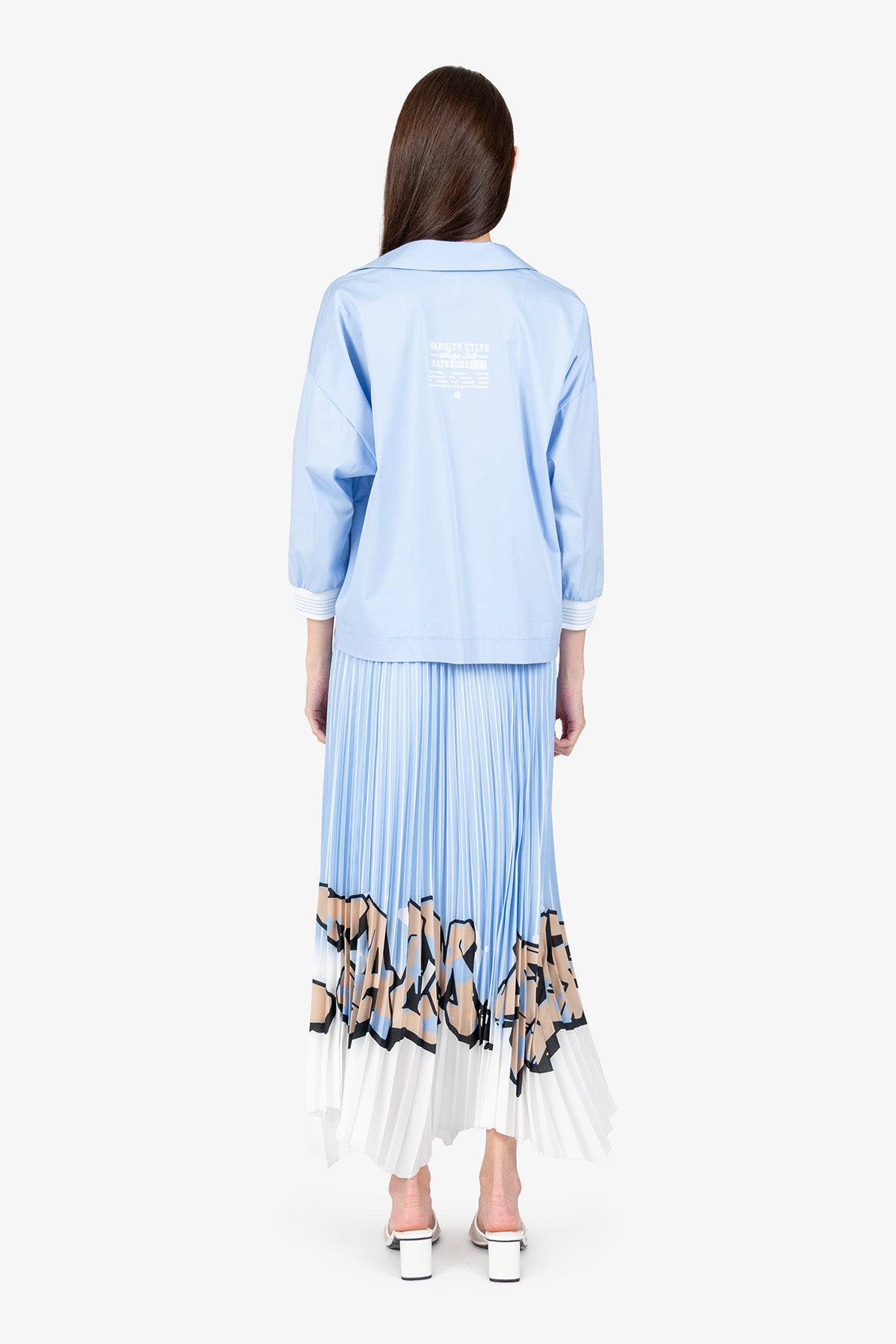 針織袖口Polo領襯衣