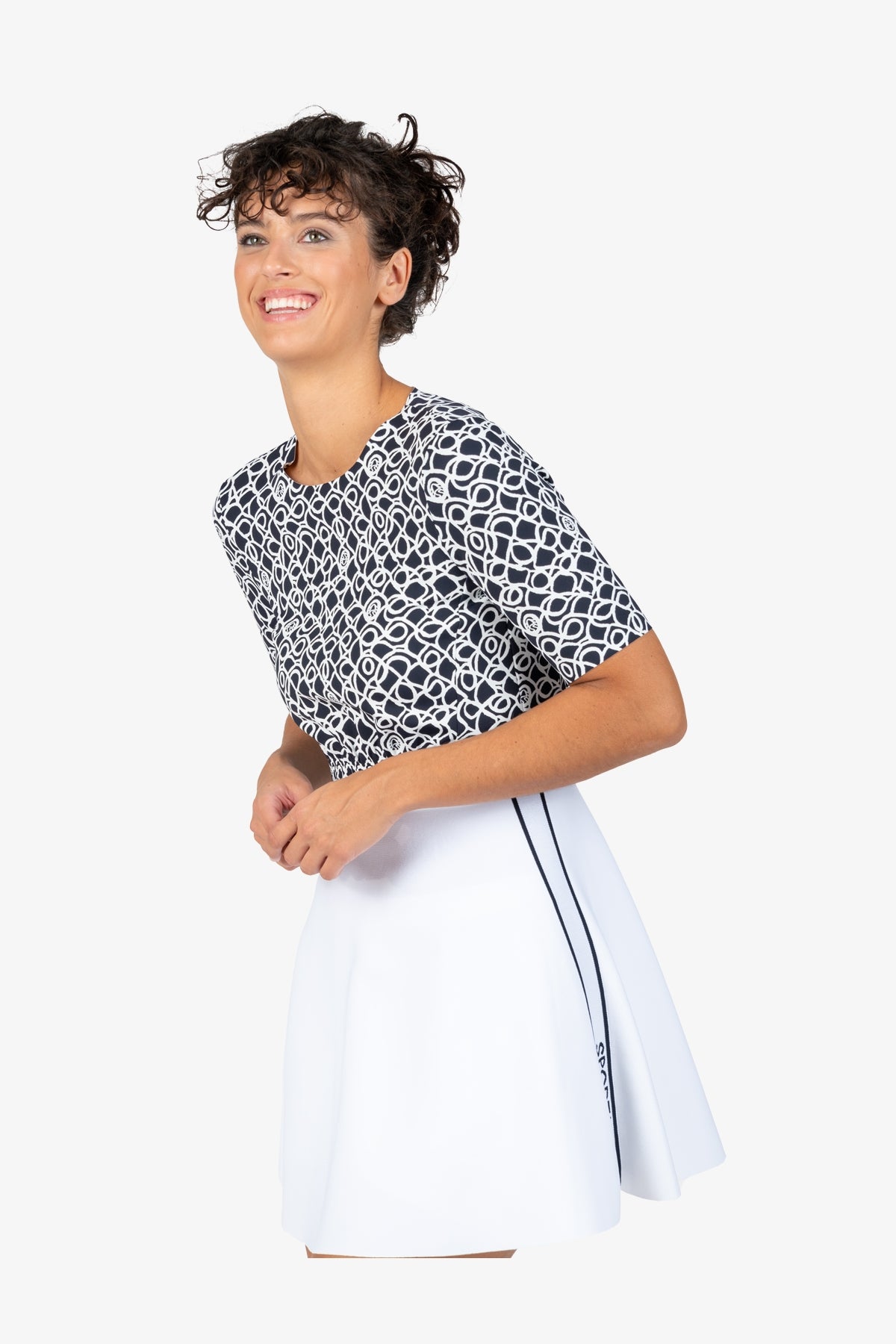 Golf Dress with Round Neckline