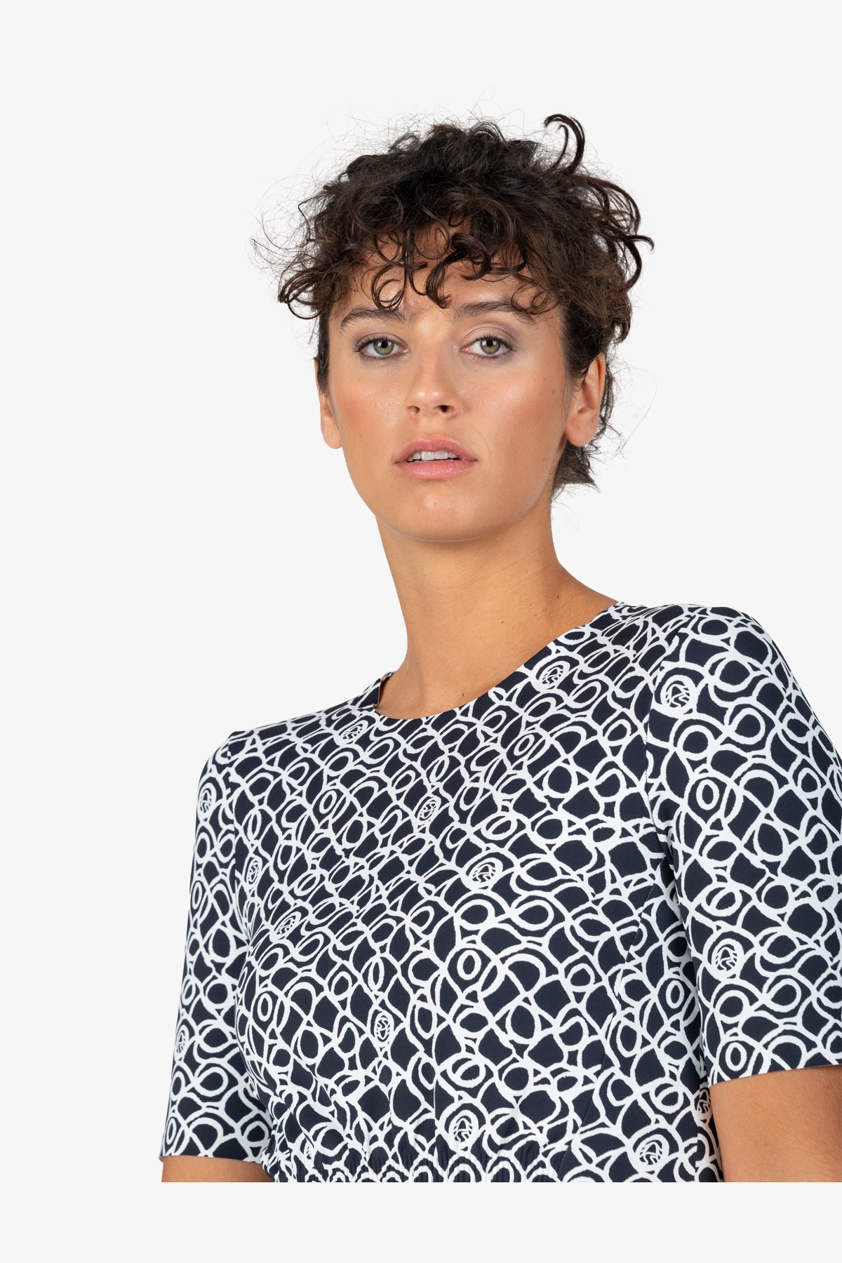 Golf Dress with Round Neckline