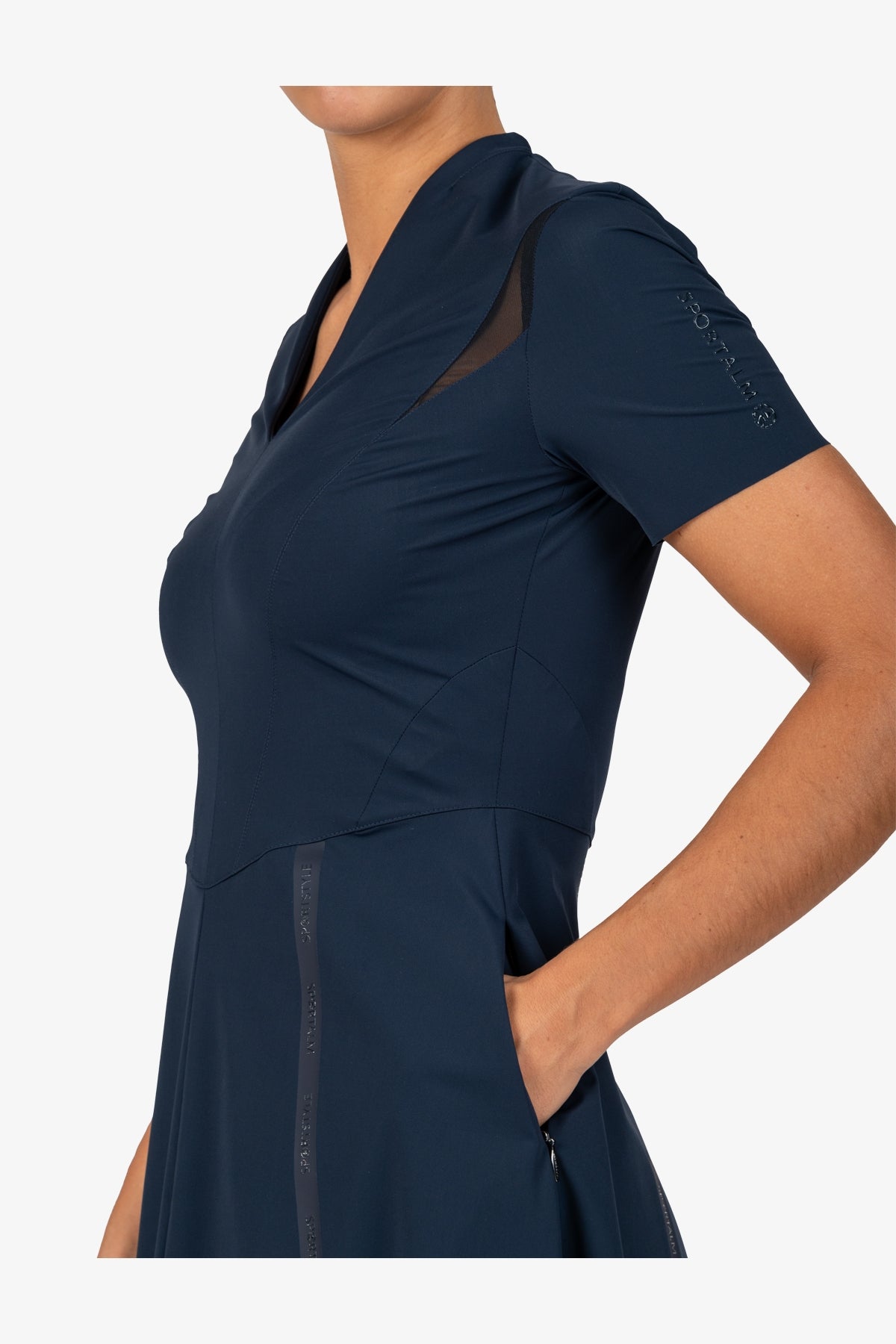 Golf Dress with V-neck