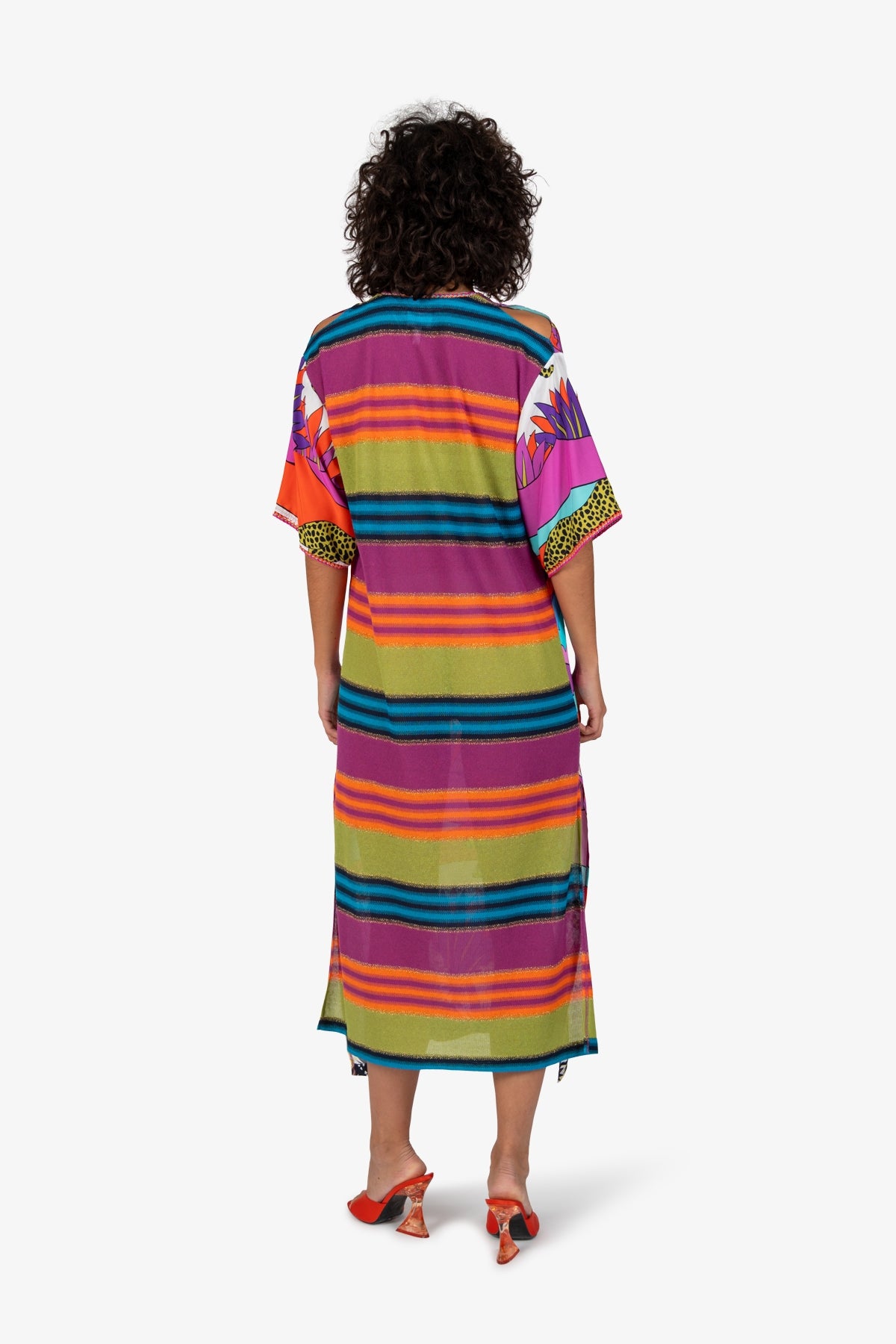 Maxi Dress with V-neck