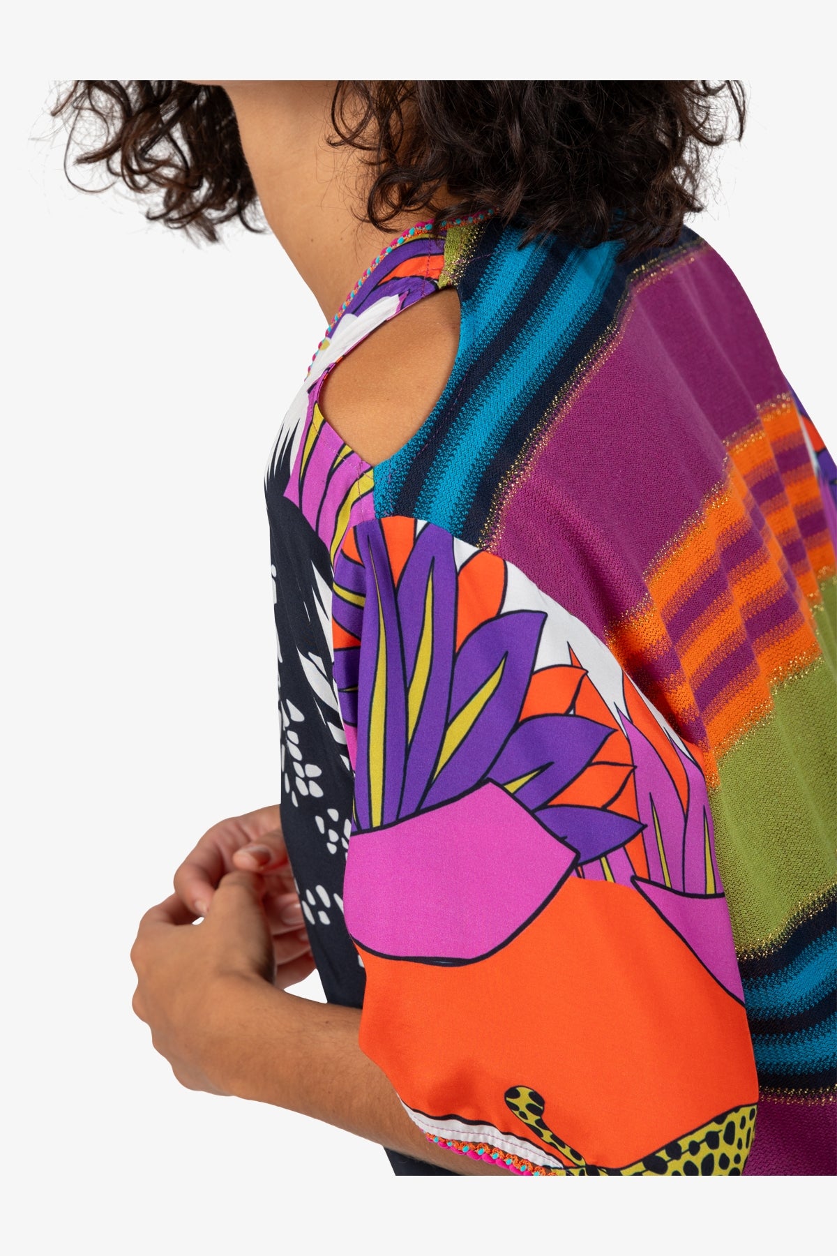 Maxi Dress with V-neck