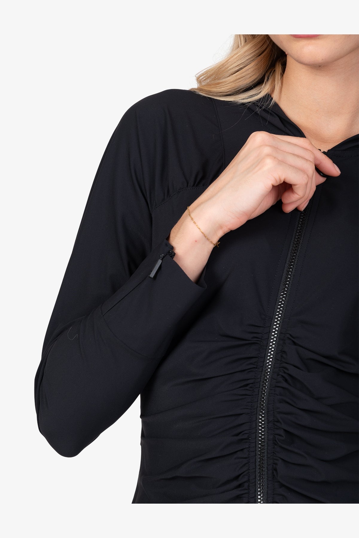 Hooded Dress in Eurojersey Fabric