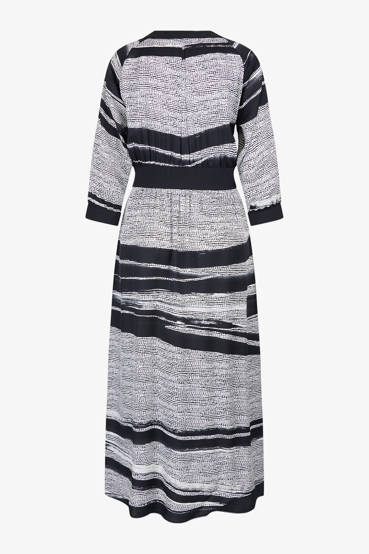 Maxi Dress in Flowing Blouse Fabric