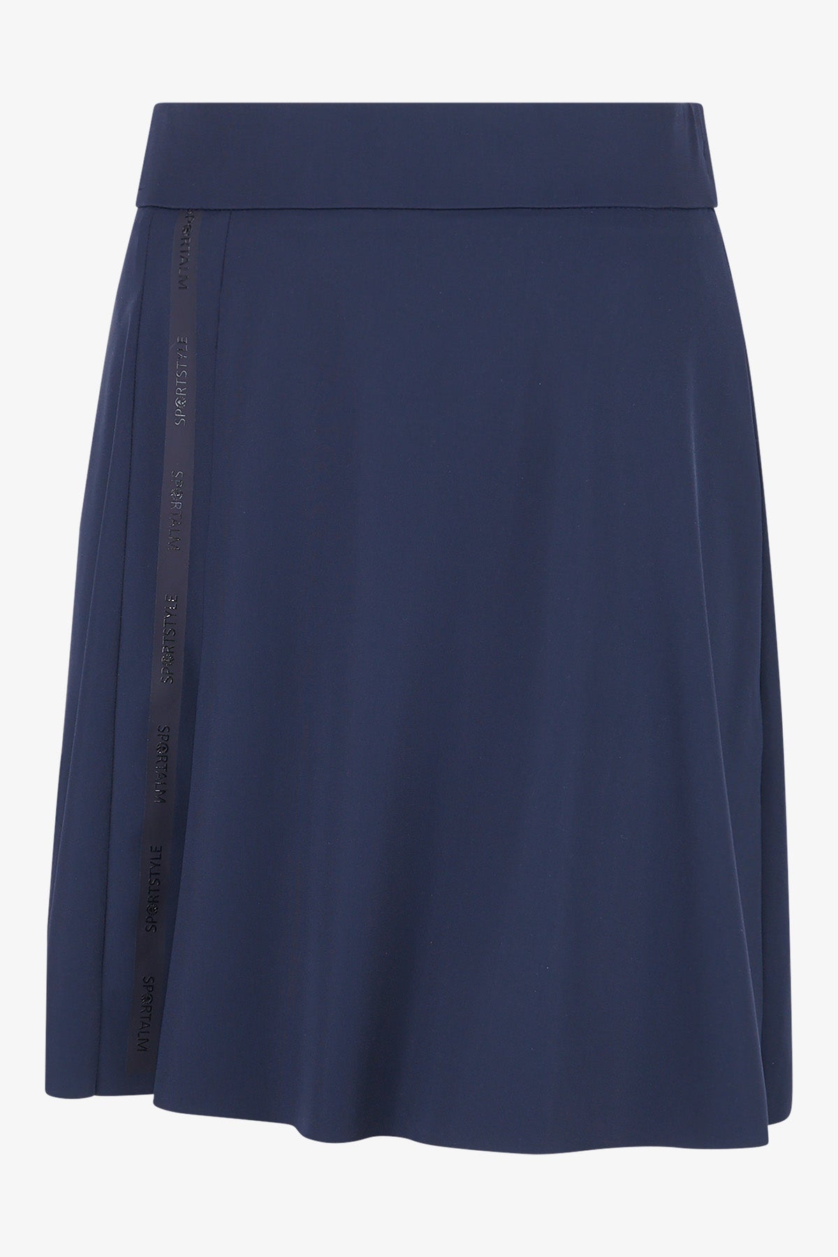 鬆緊腰A字廓型運動半身裙