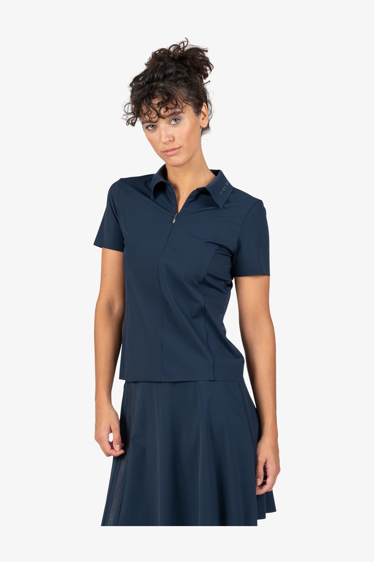 鬆緊腰A字廓型運動半身裙