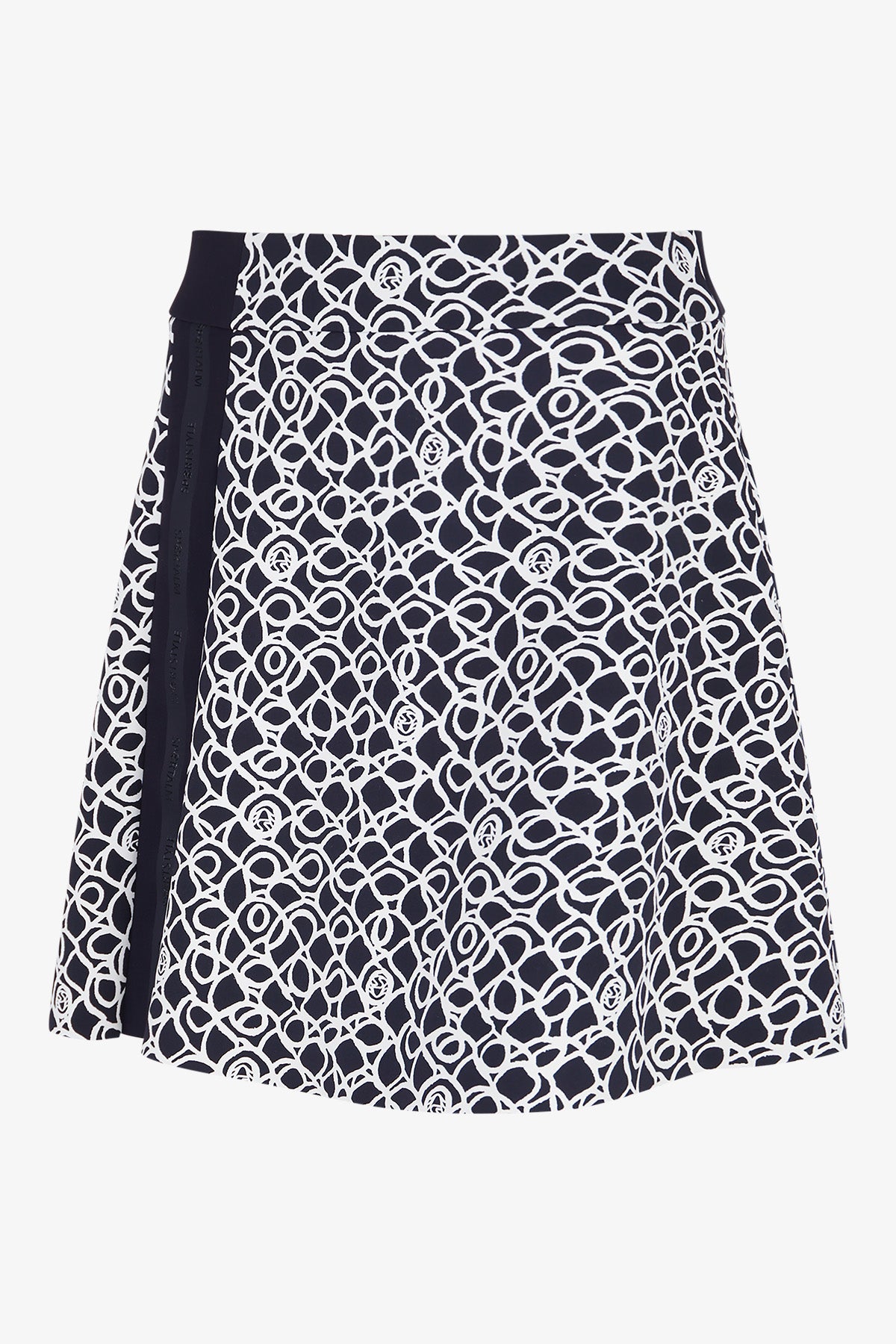 Logo印花圖案A字廓型運動半身裙