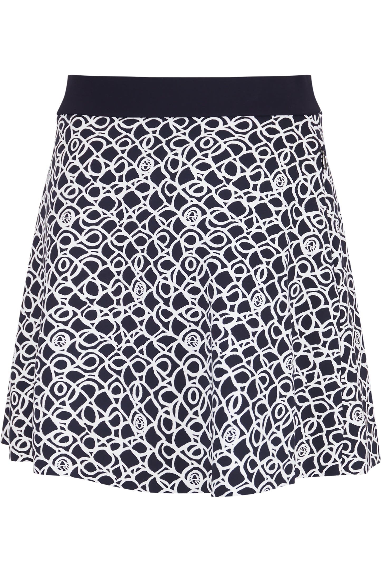 Logo印花圖案A字廓型運動半身裙