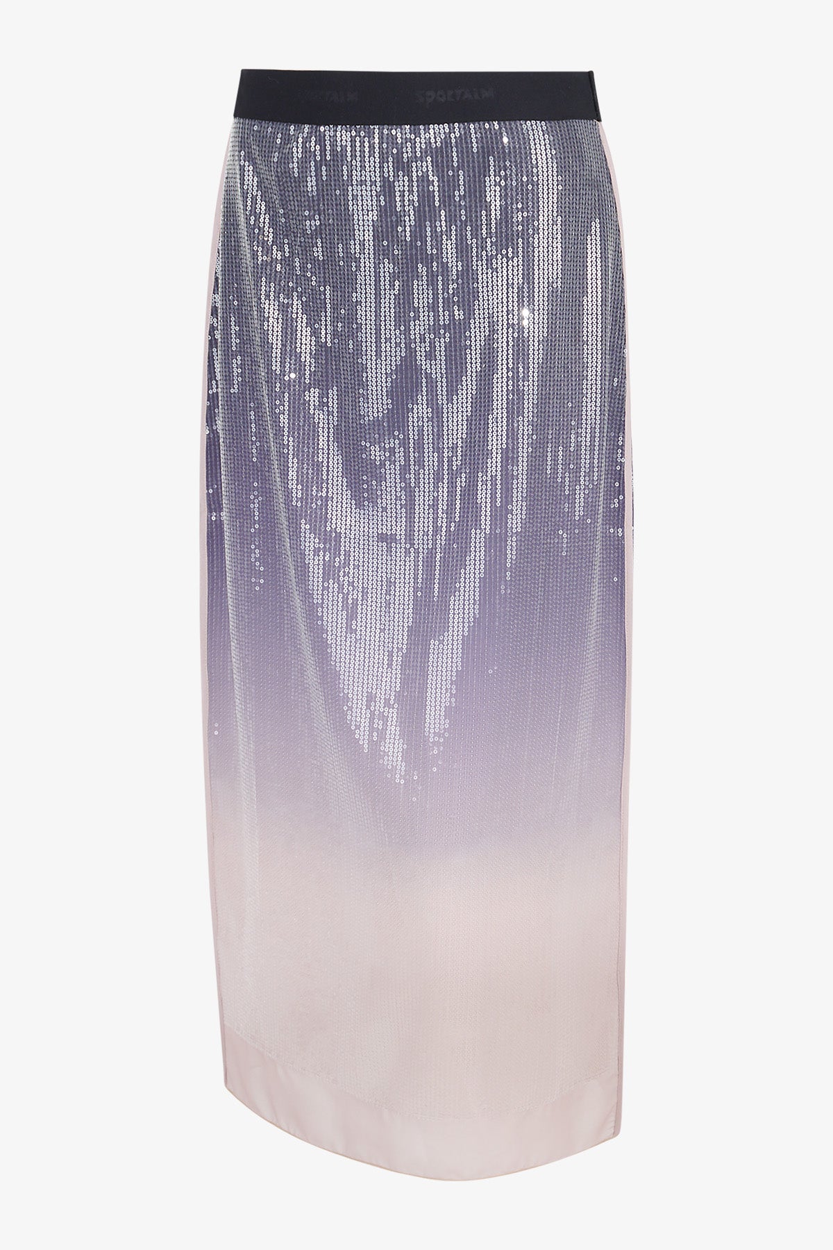 漸變色亮片半身裙