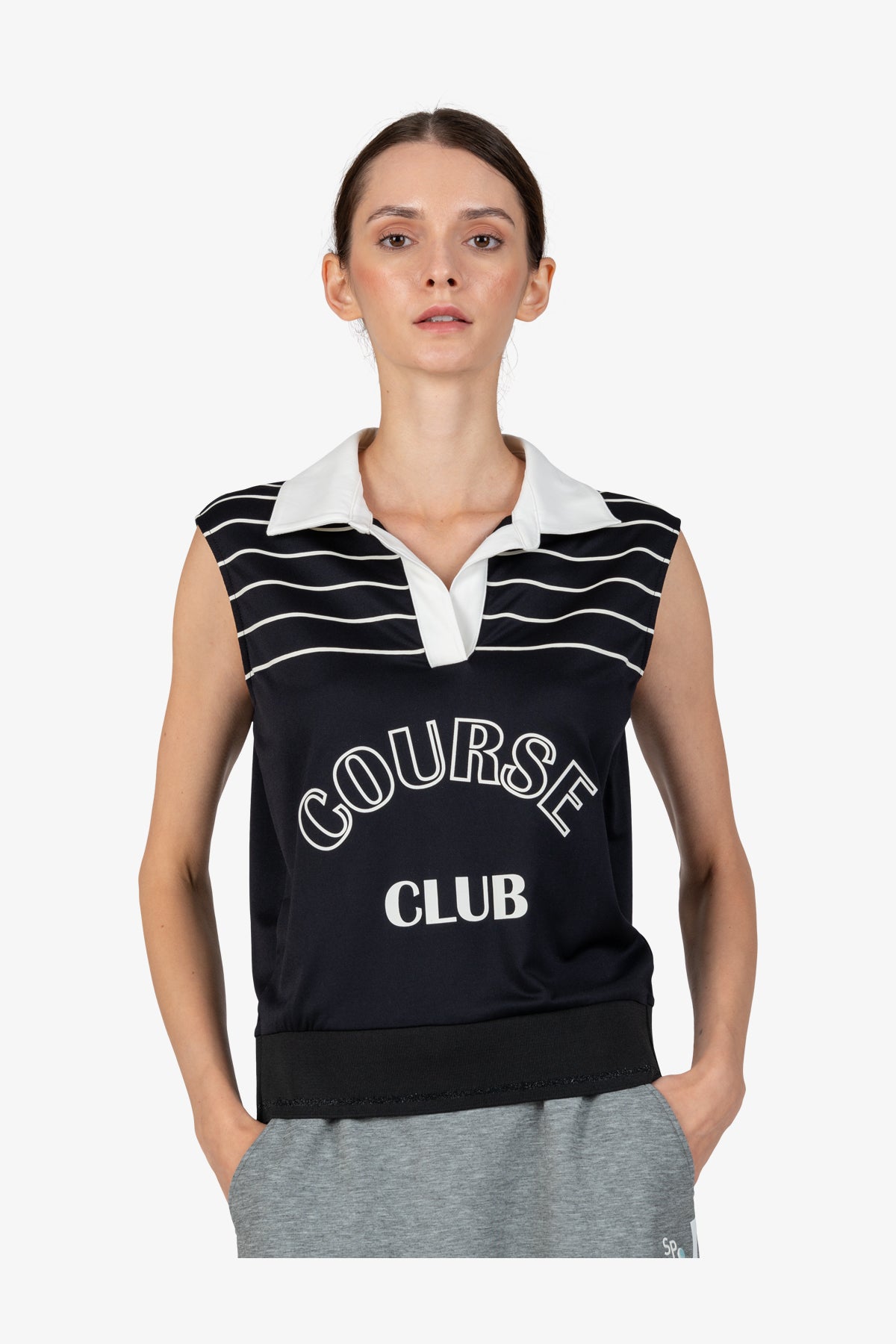 鬆緊腰休閒半身裙