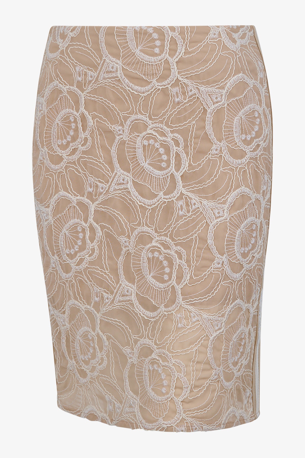 花型蕾絲半身裙