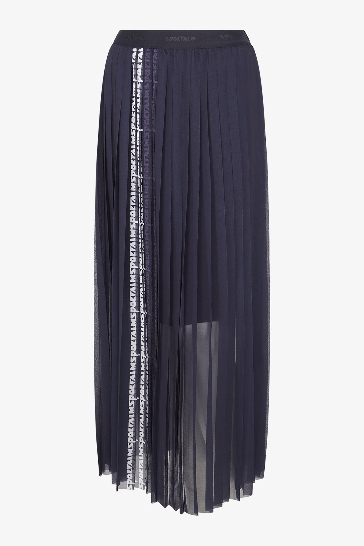 鬆緊腰鋼琴褶半身裙